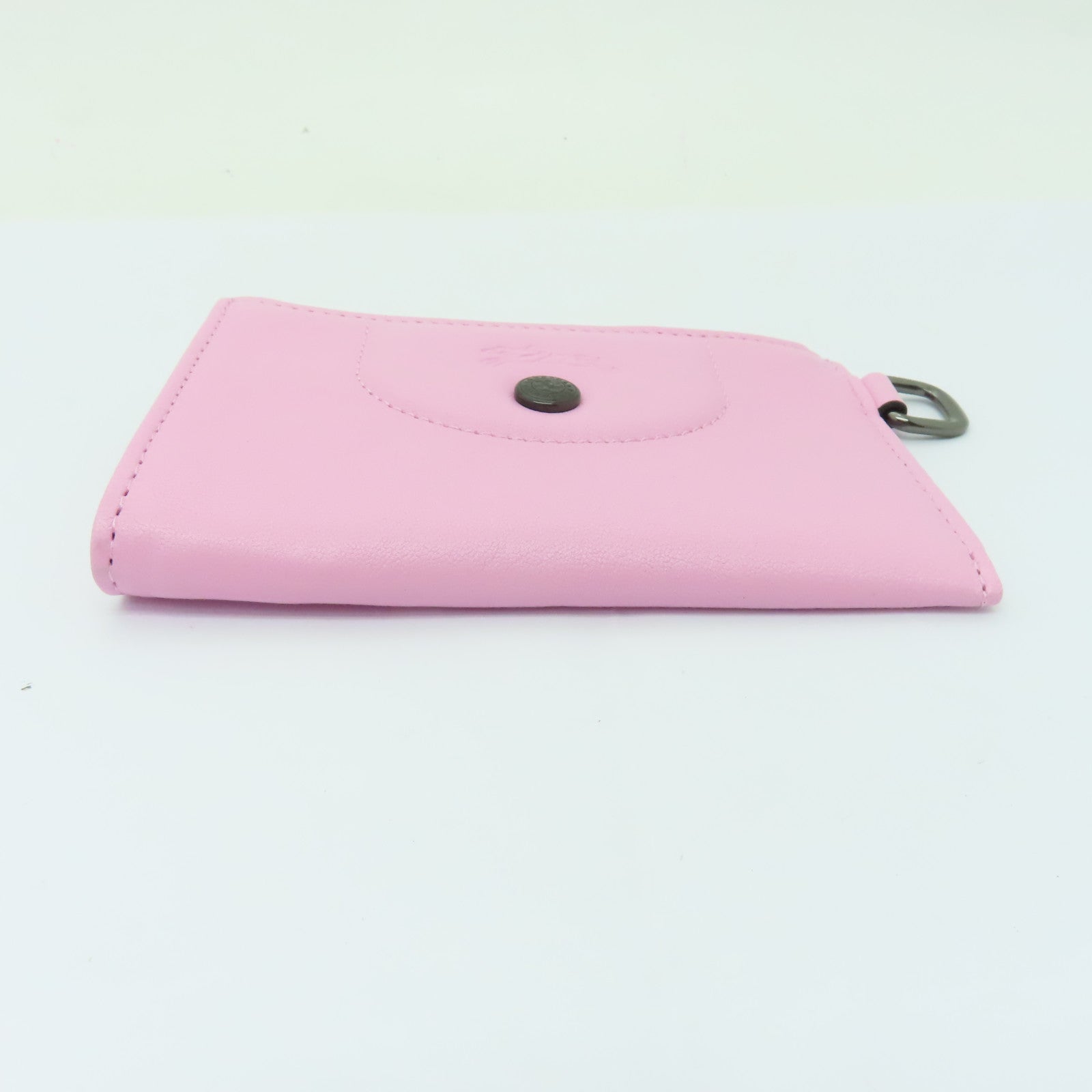 Longchamp 牛皮皮革Coin Case零錢包粉紅色