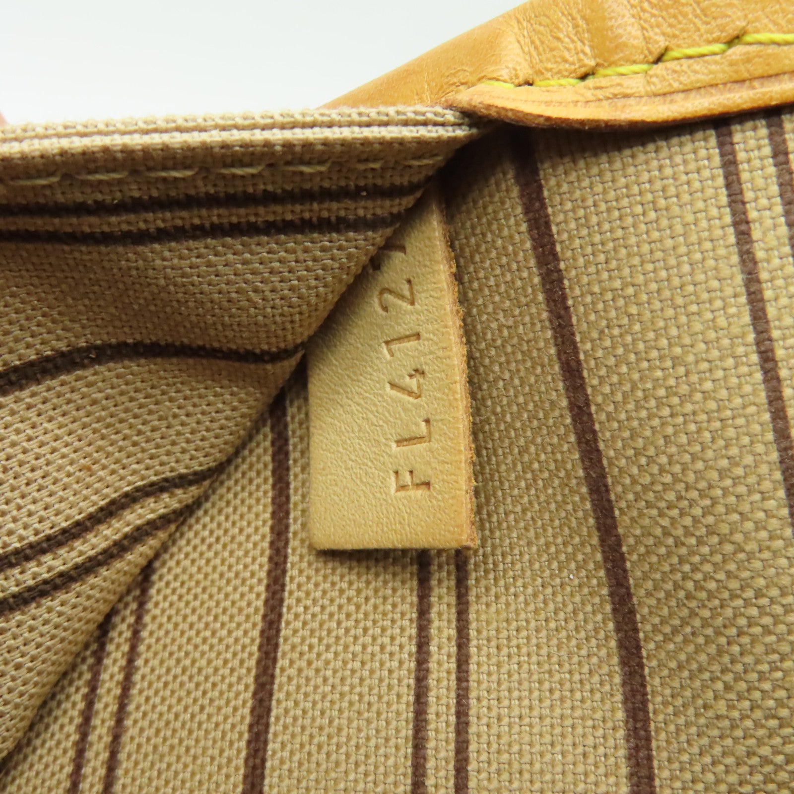 LOUIS VUITTON Monogram Neverfull GM金扣手挽袋啡色
