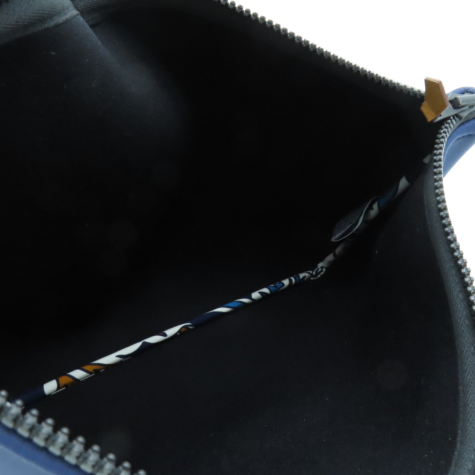 HERMES 【激減優惠】Polyester Clutch手拿包藍色