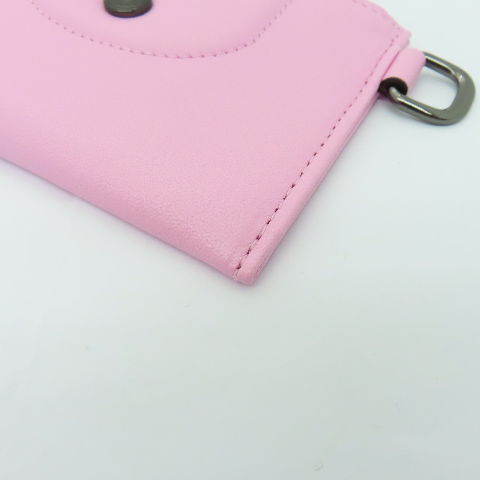 Longchamp 牛皮皮革Coin Case零錢包粉紅色