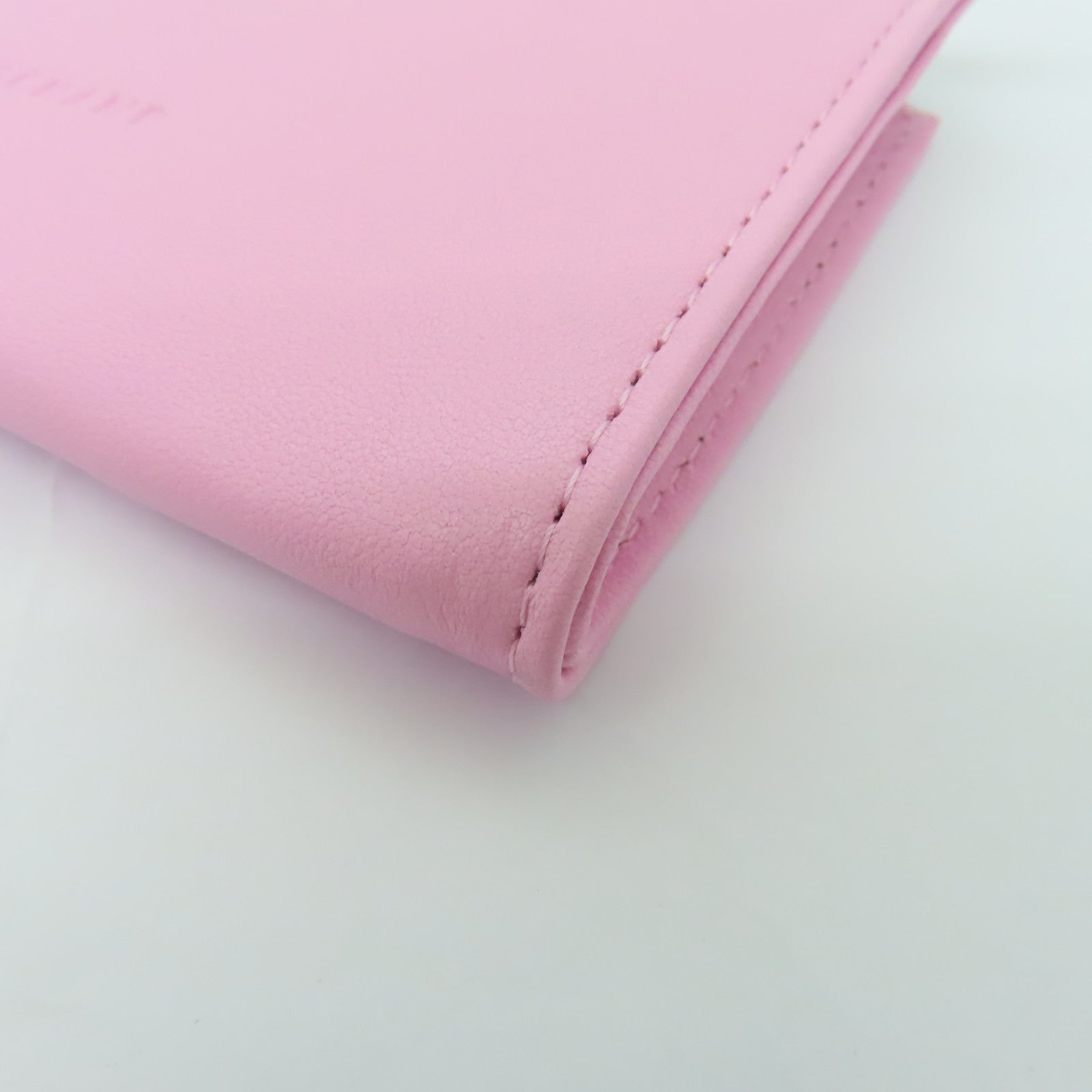 Longchamp 牛皮皮革Coin Case零錢包粉紅色