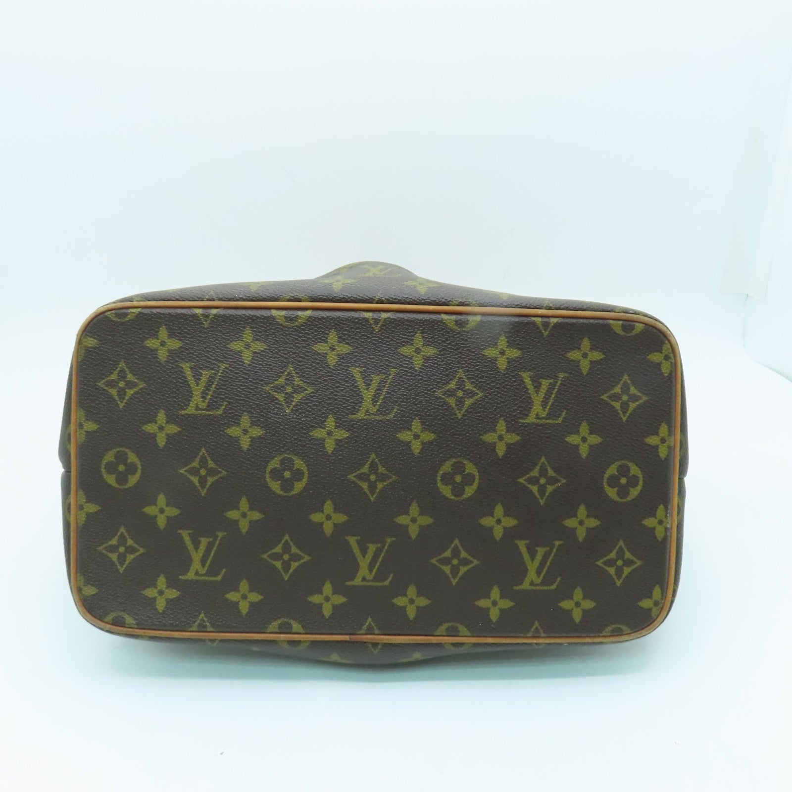 LOUIS VUITTON Monogram Palermo PM金扣手挽肩背兩用袋棕色