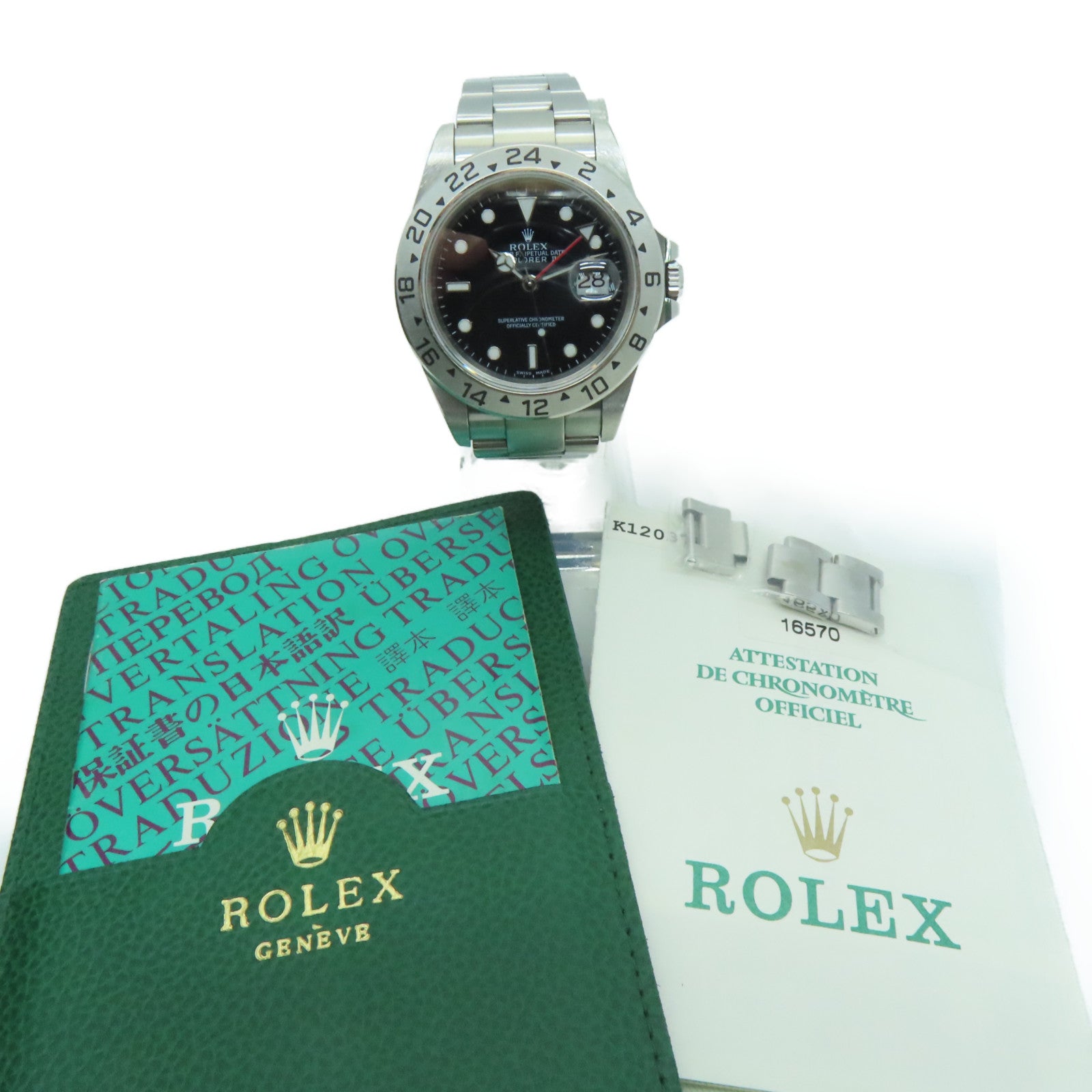 ROLEX 【激減優惠】Explorer II 40mm手錶自動機芯黑色