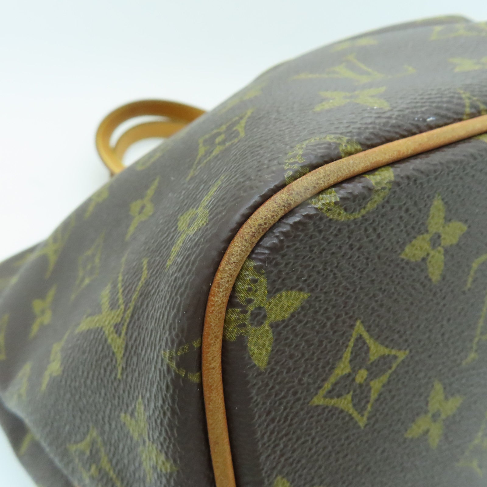 LOUIS VUITTON Monogram Palermo PM金扣手挽肩背兩用袋棕色