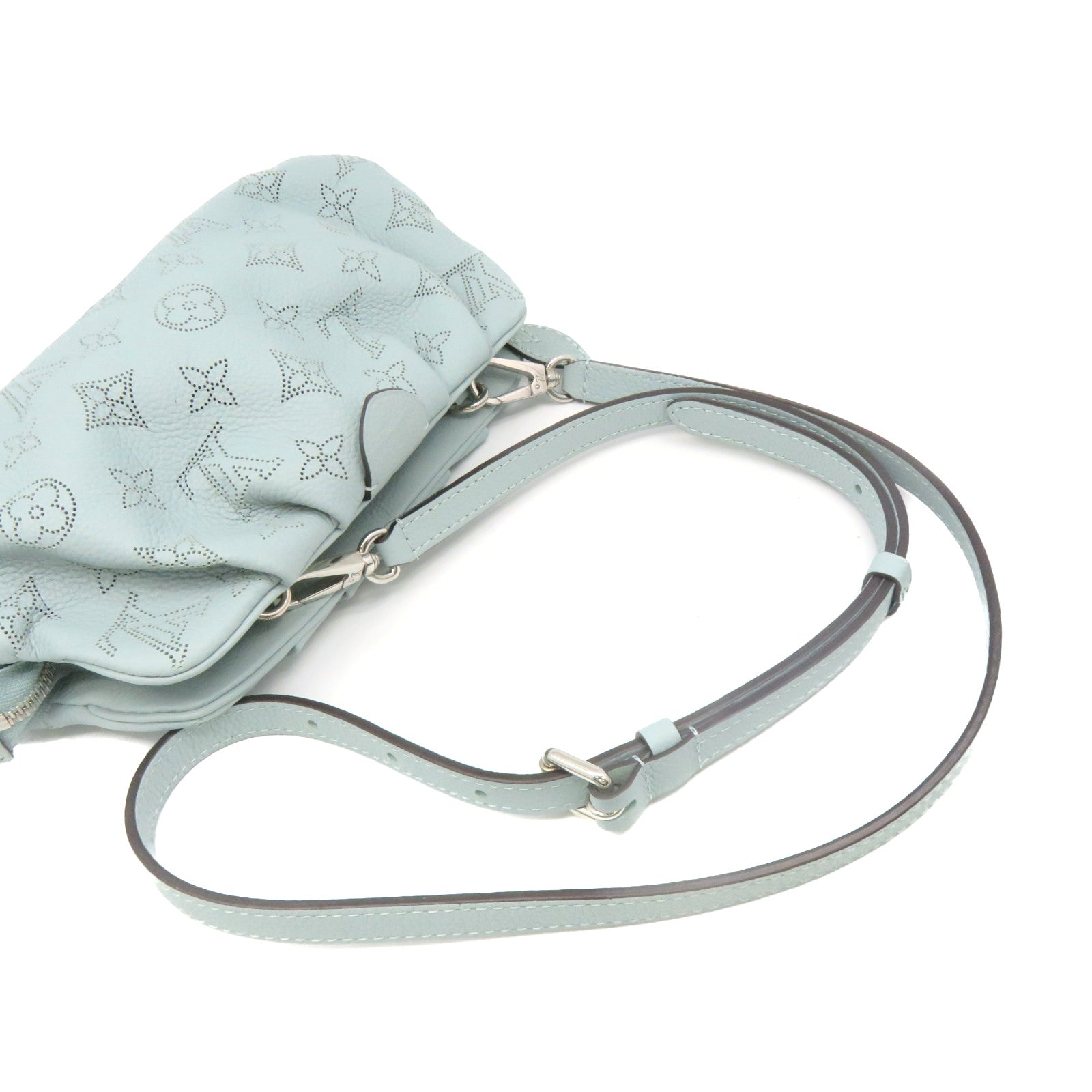 LOUIS VUITTON 【激減優惠】Mahina Scala Mini Pouch Shoulder Bag淺藍色