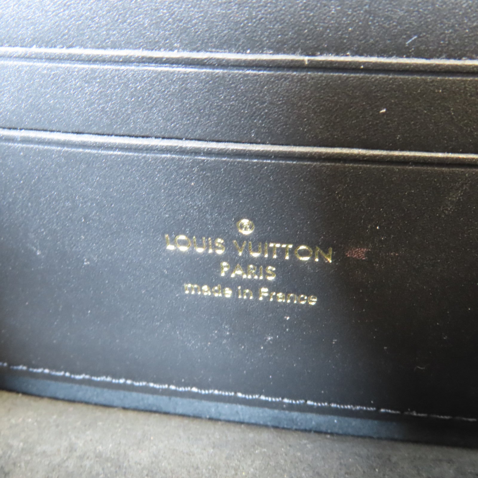 LOUIS VUITTON Monogram Reverse Dauphine金扣鏈帶肩背袋啡色