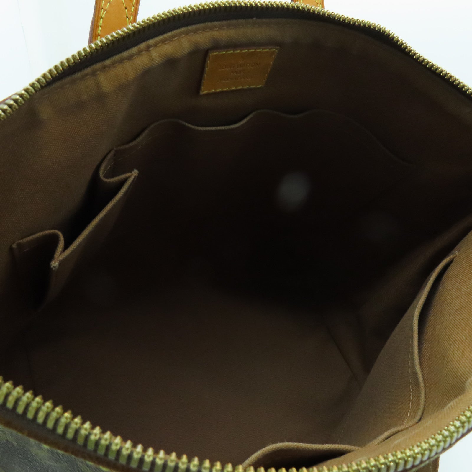 LOUIS VUITTON Monogram Palermo PM金扣手挽肩背兩用袋棕色