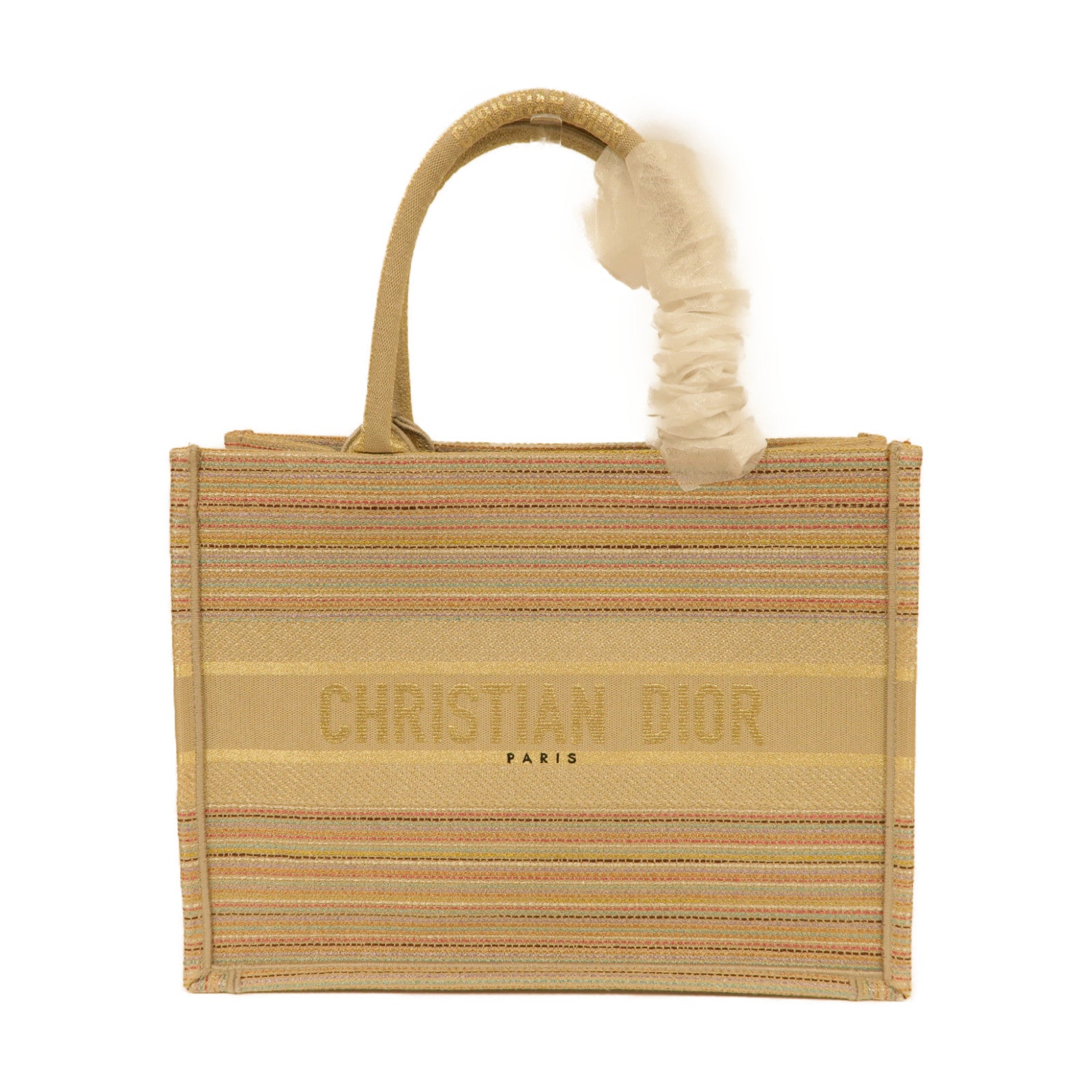 Dior 帆布Book Tote Bag手挽袋金色