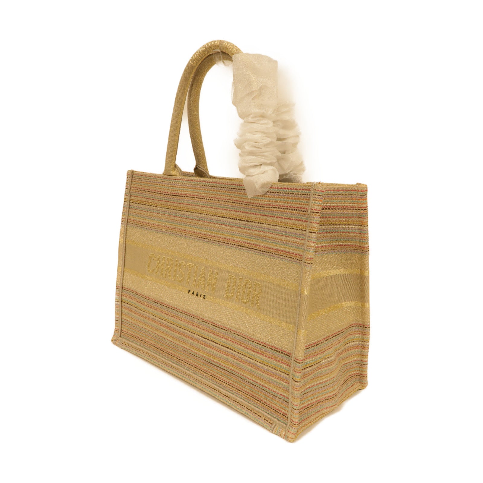 Dior 帆布Book Tote Bag手挽袋金色