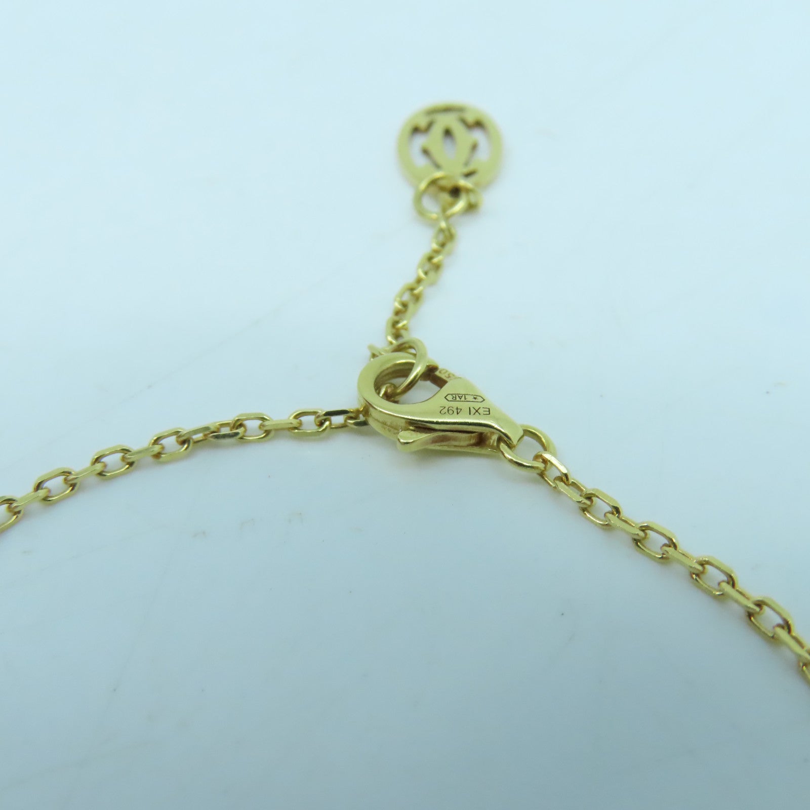 CARTIER 18K黃金Diamond D'amour Bracelet 0.09ct鑽石手錬金色