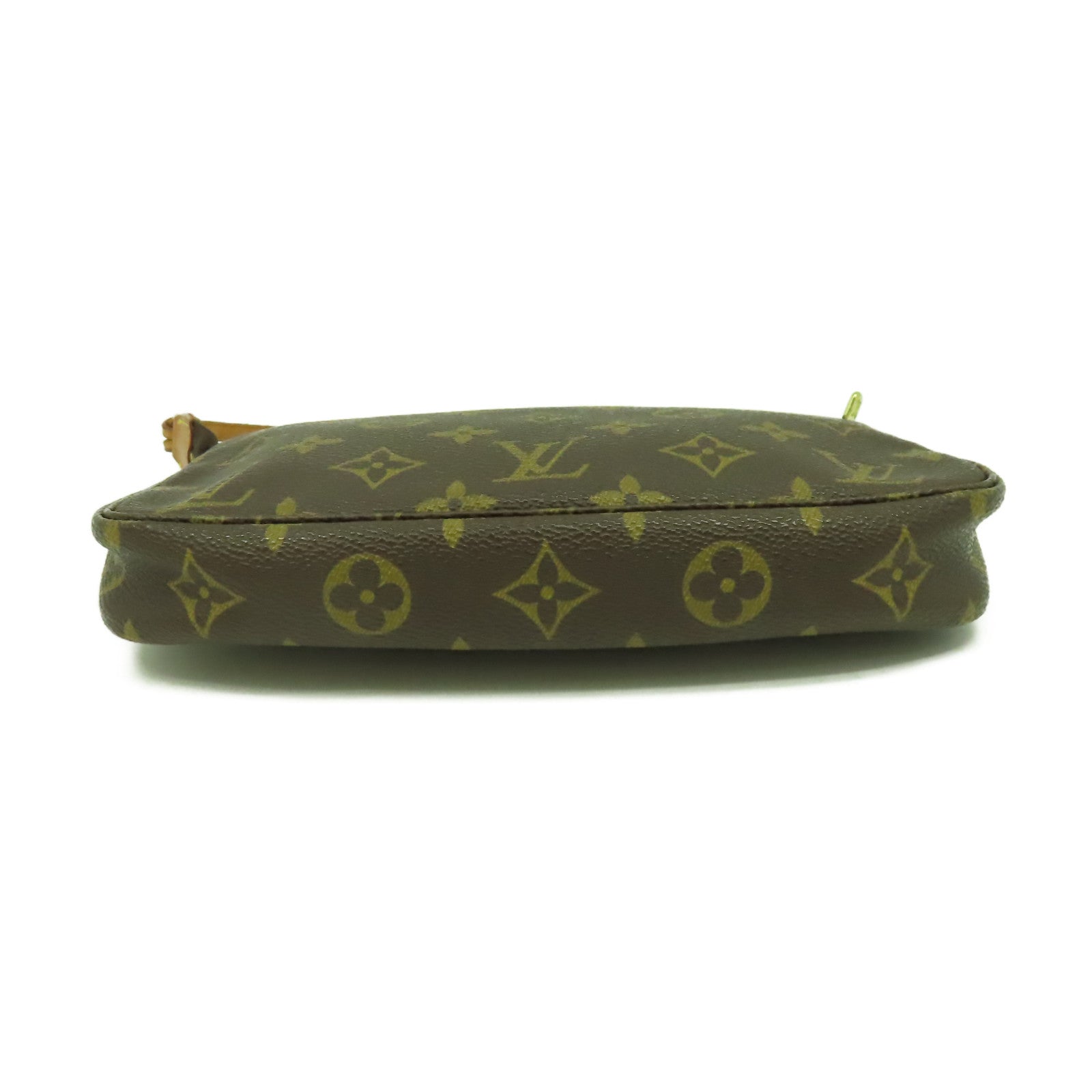 LOUIS VUITTON Monogram Accessories Pouch金扣手挽袋啡色