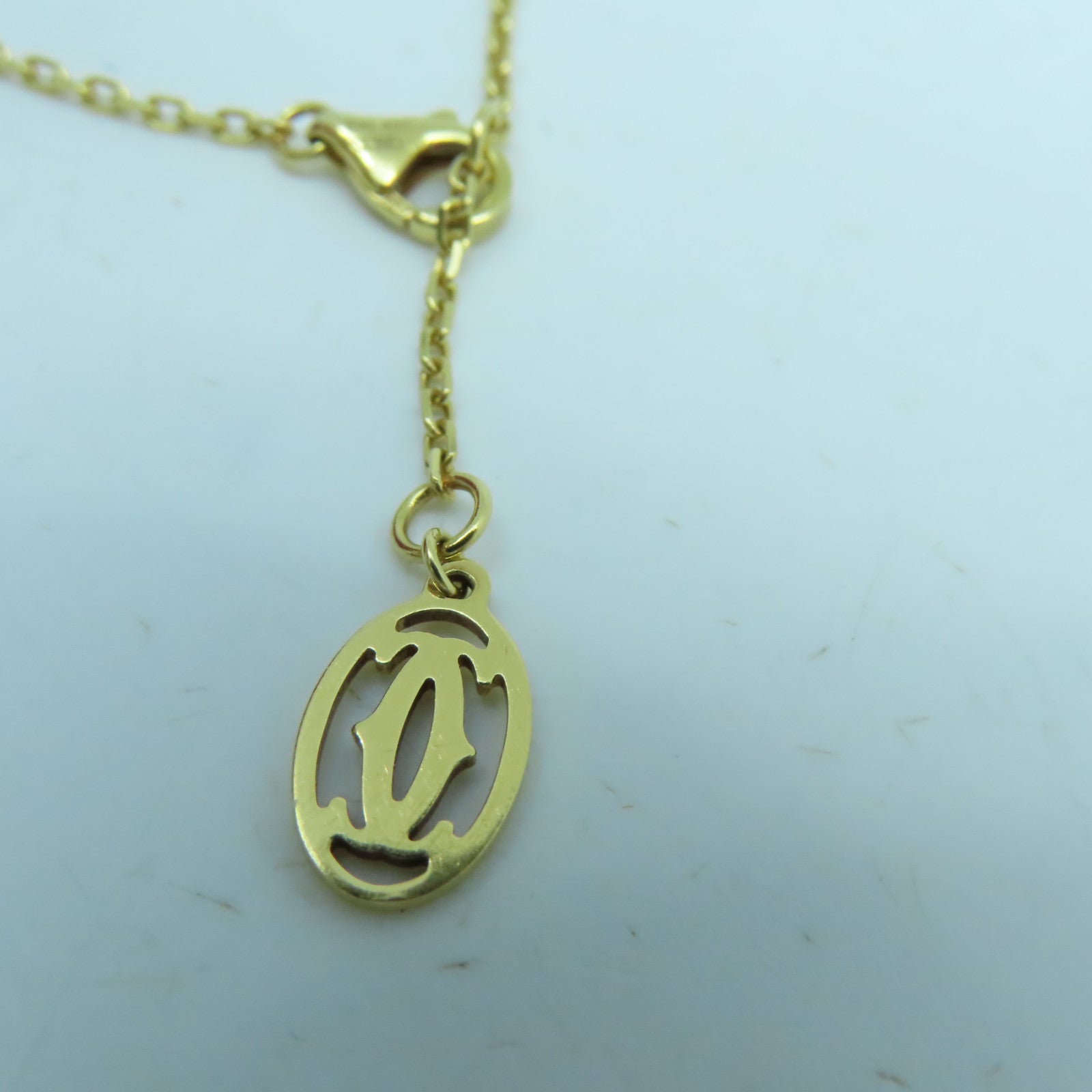 CARTIER 18K黃金Diamond D'amour Bracelet 0.09ct鑽石手錬金色