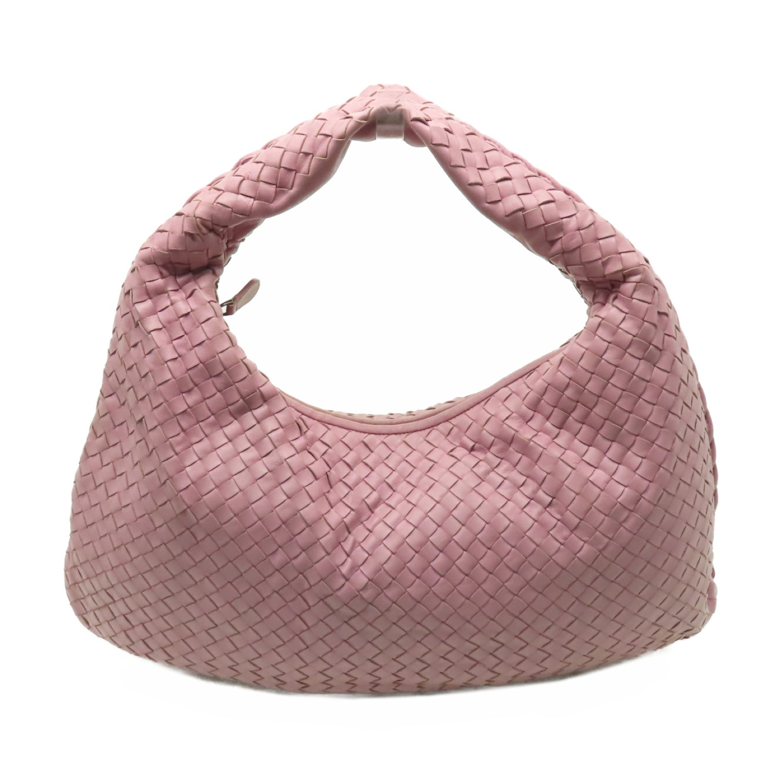 BOTTEGA VENETA 羊皮皮革Shoulder Bag肩背袋粉紅色