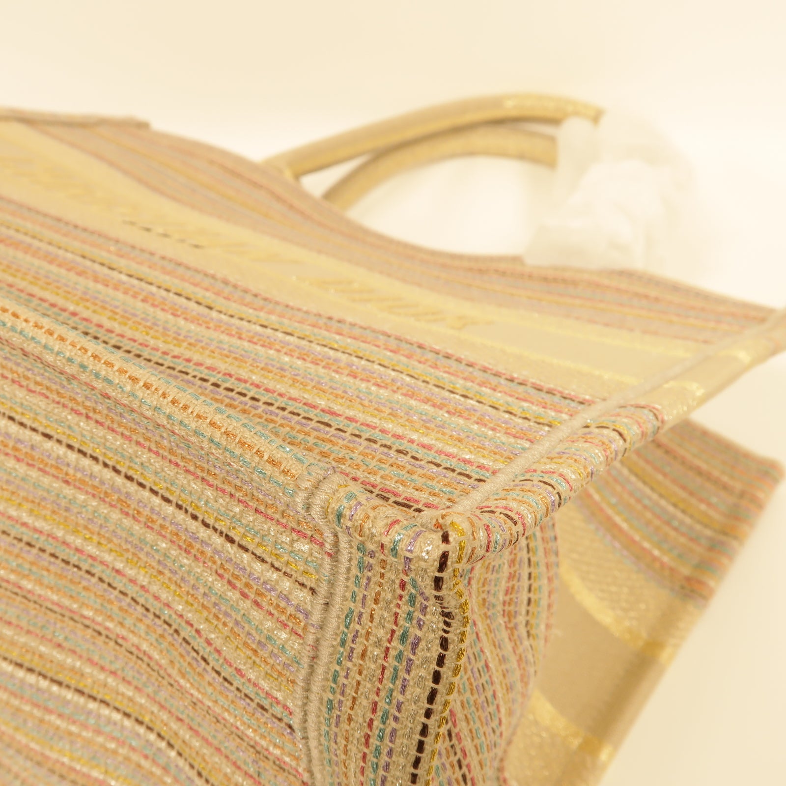 Dior 帆布Book Tote Bag手挽袋金色