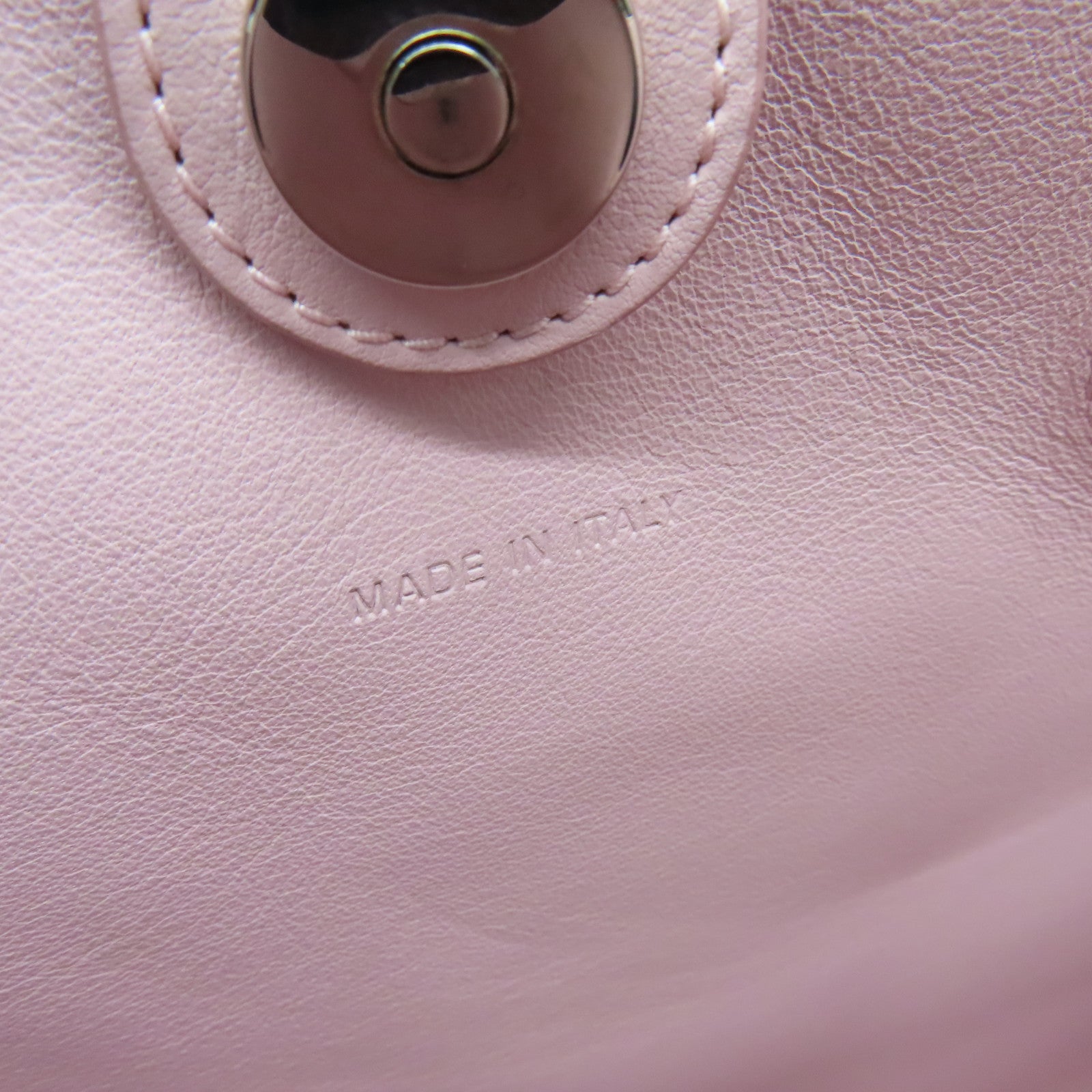 Dior 【激減優惠】羊皮皮革Addict Shopping Tote銀扣肩背袋黑色/粉紅色