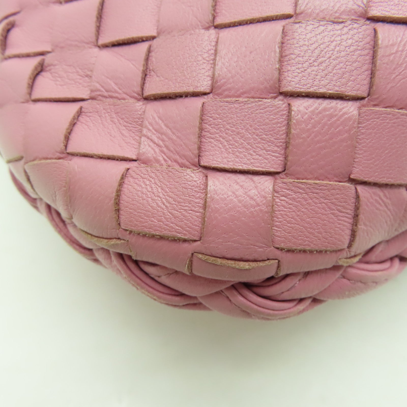 BOTTEGA VENETA 羊皮皮革Shoulder Bag肩背袋粉紅色