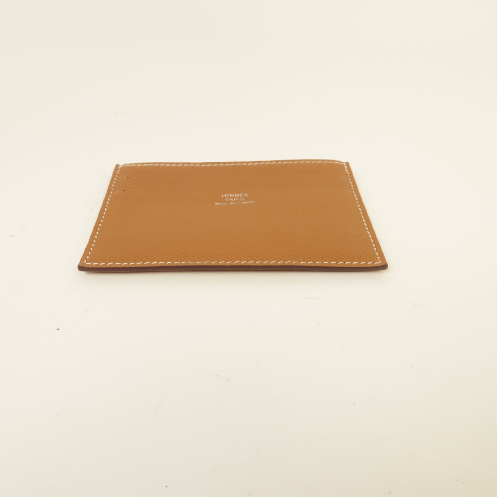 HERMES Epsom皮革Card Case卡片套棕色