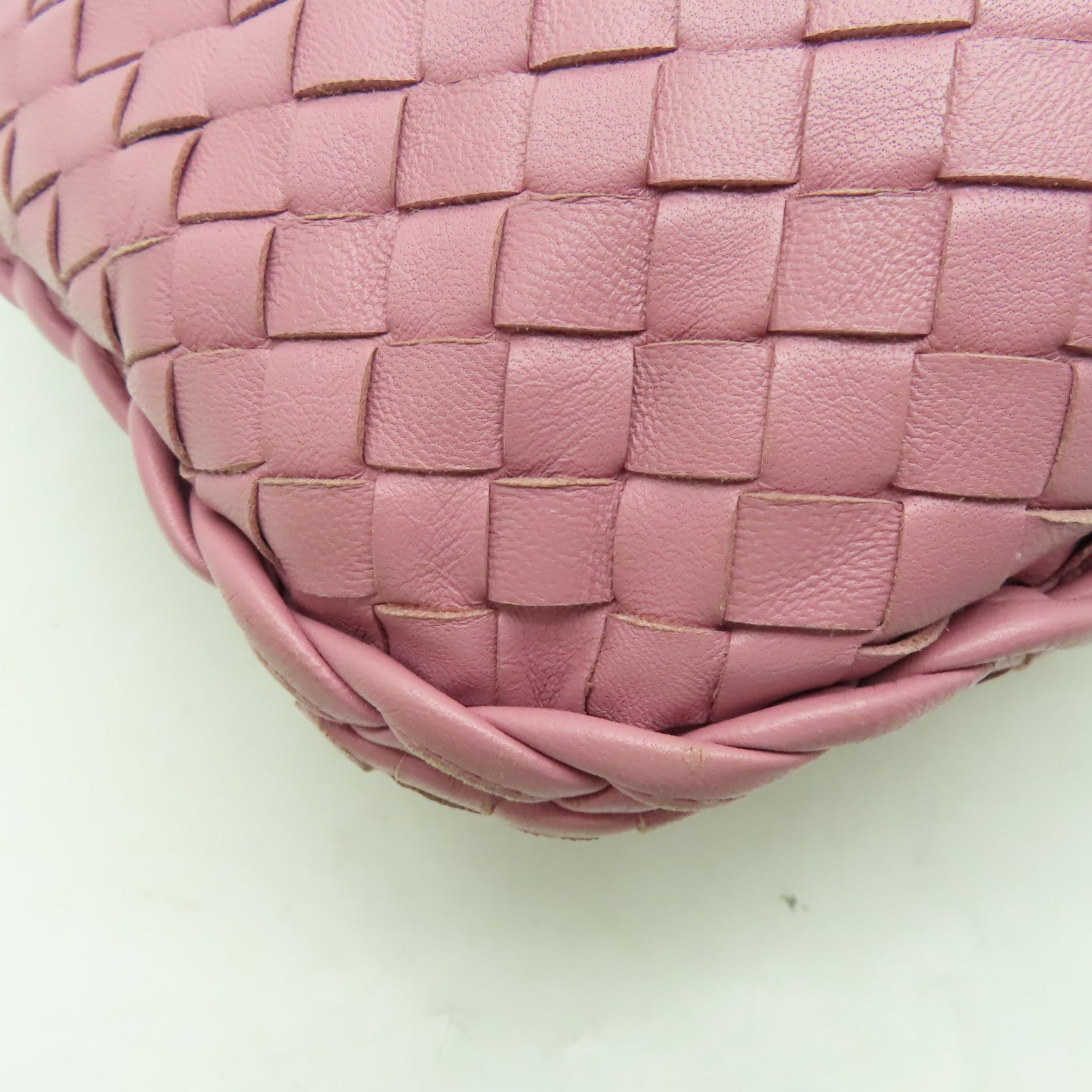 BOTTEGA VENETA 羊皮皮革Shoulder Bag肩背袋粉紅色