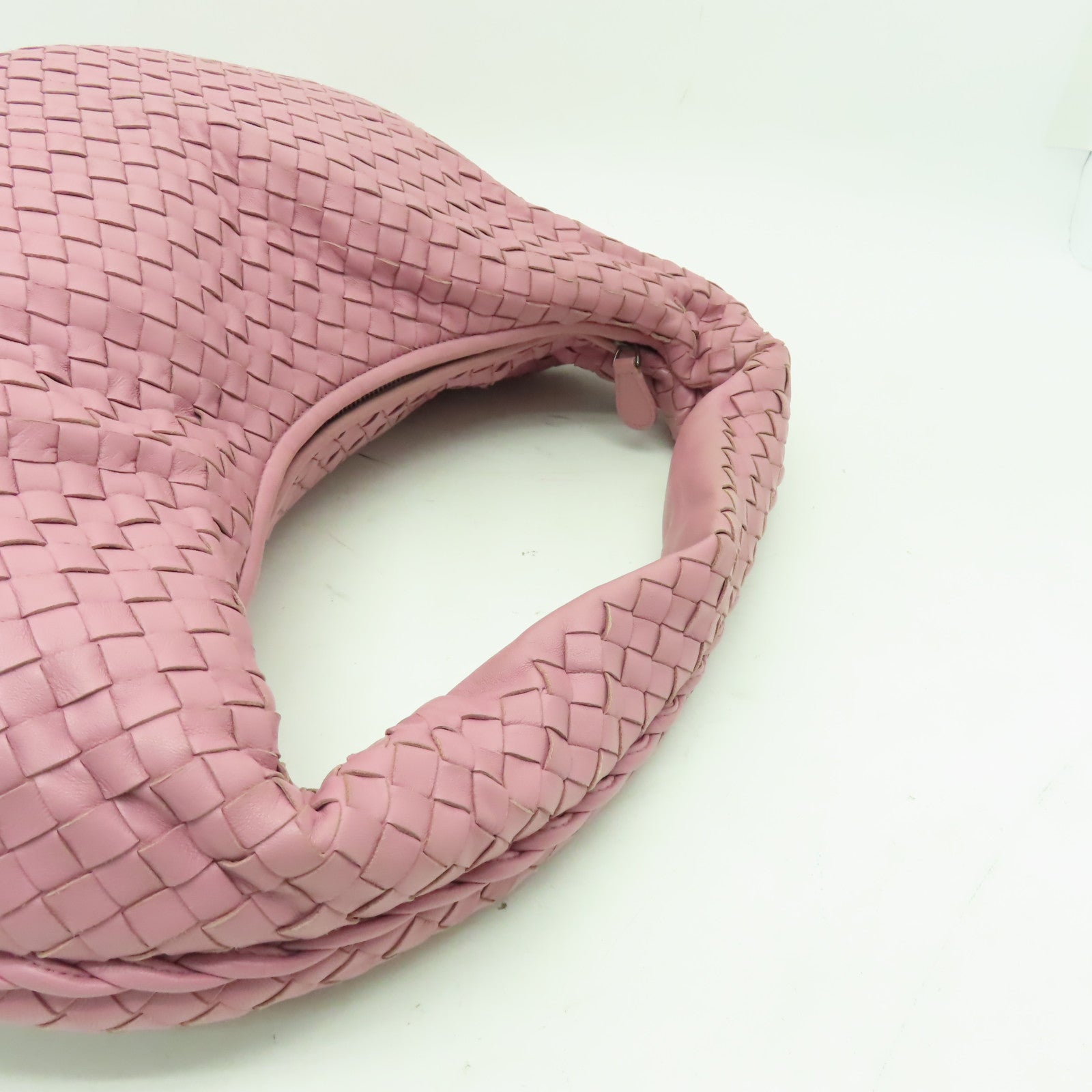 BOTTEGA VENETA 羊皮皮革Shoulder Bag肩背袋粉紅色