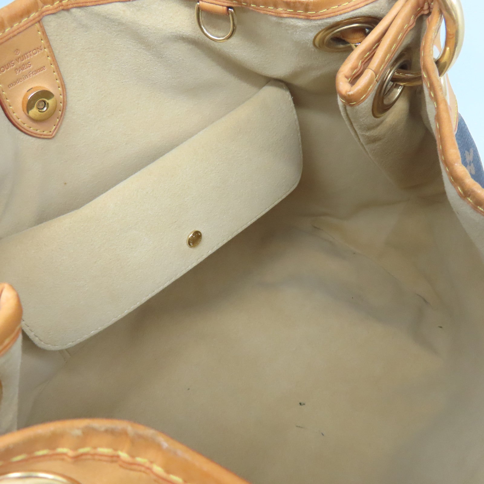 LOUIS VUITTON 【激減優惠】Monogram Galliera PM金扣手挽袋啡色