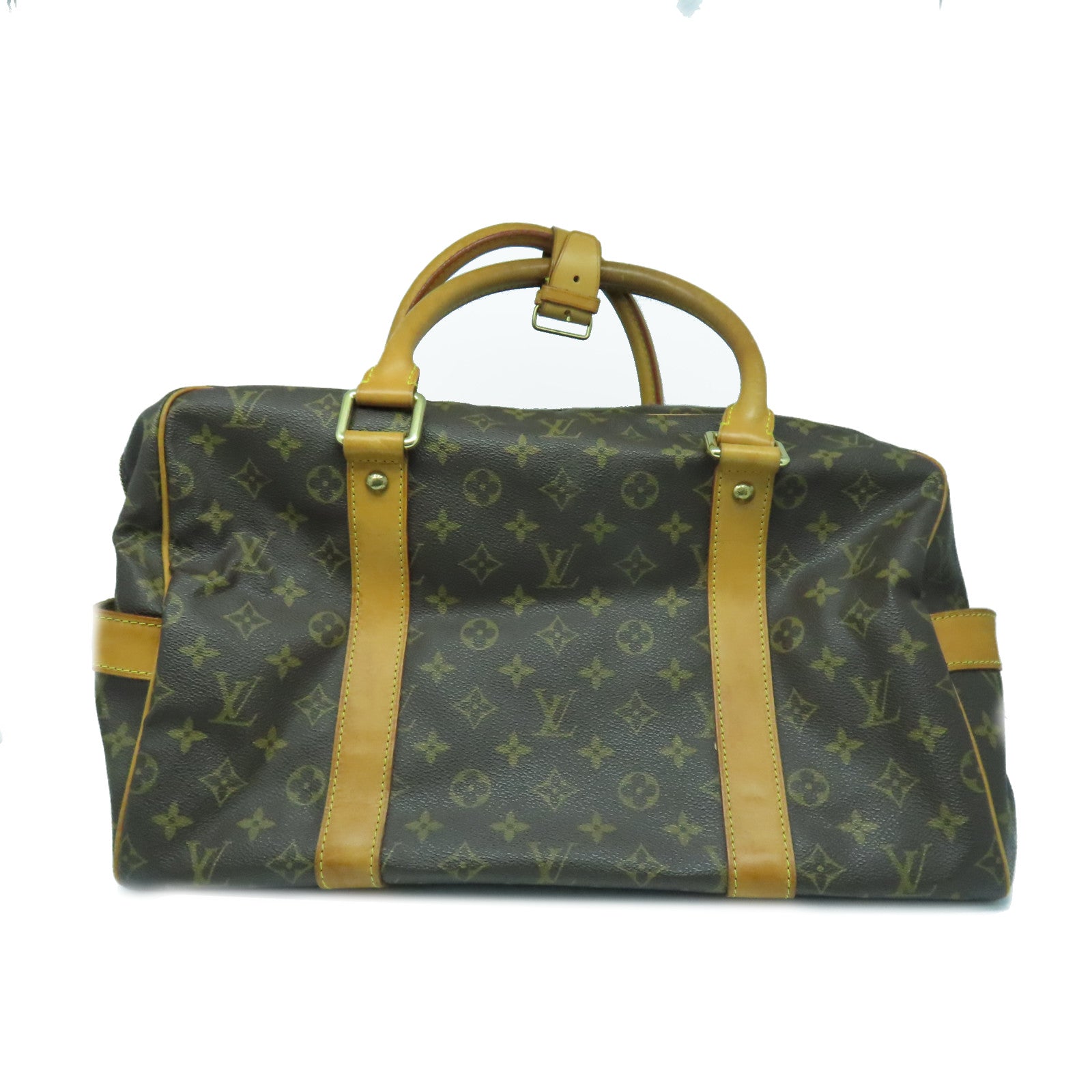 LOUIS VUITTON Monogram Carryall Tote Bag金扣手挽袋啡色