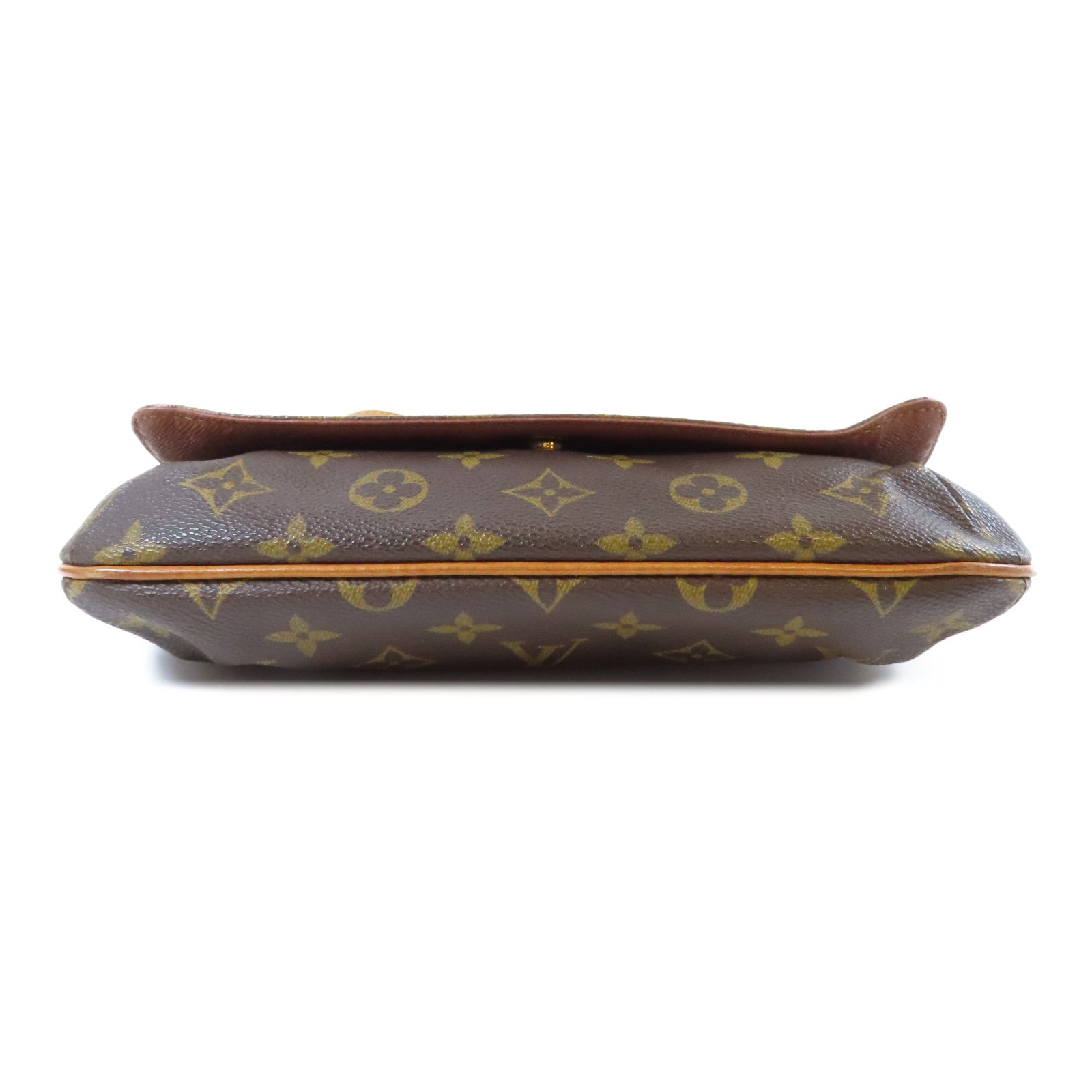 LOUIS VUITTON Monogram Musette Tango金扣肩背袋啡色