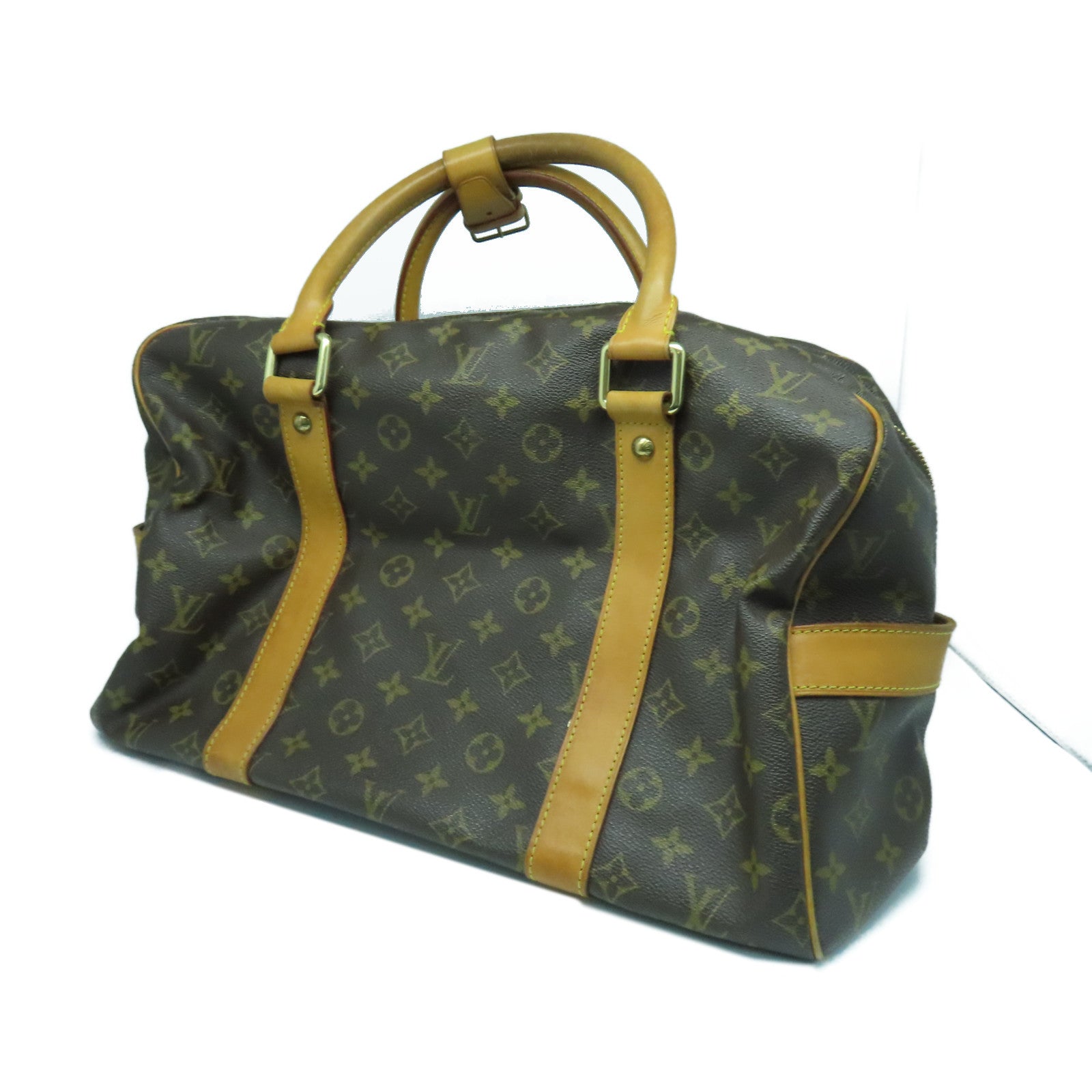 LOUIS VUITTON Monogram Carryall Tote Bag金扣手挽袋啡色