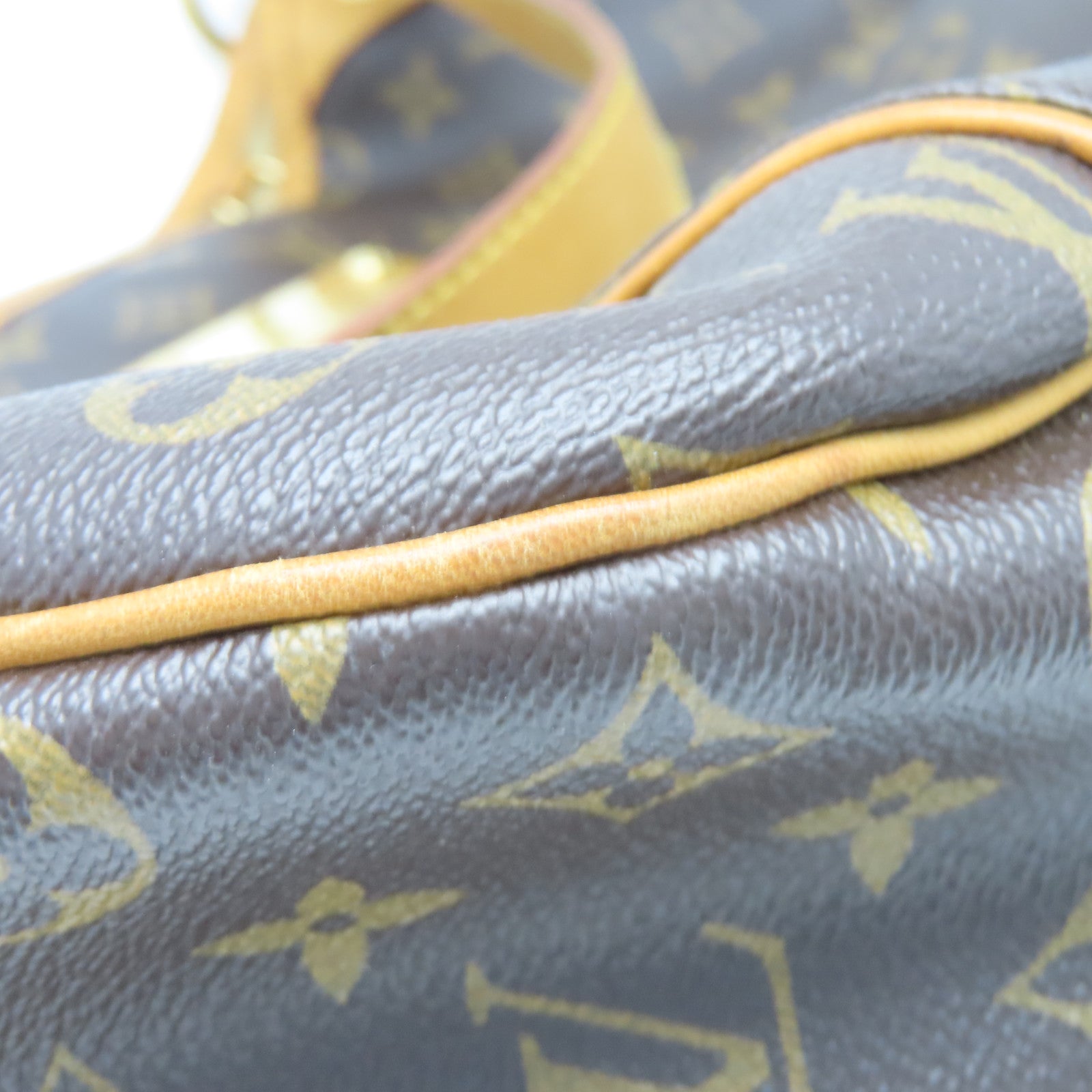 LOUIS VUITTON 【激減優惠】Monogram Galliera PM金扣手挽袋啡色