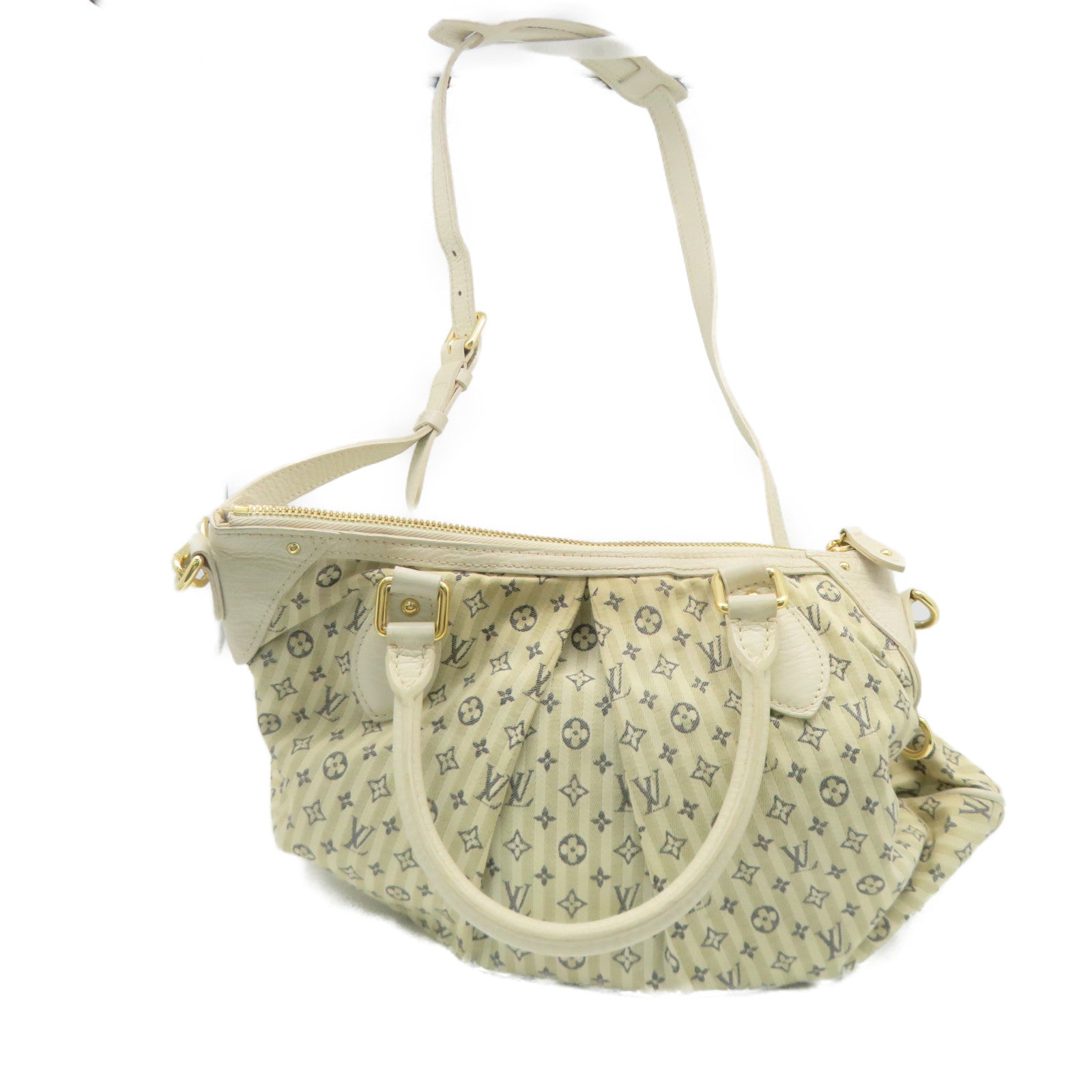 【希少】 LOUIS VUITTON LV Monogram Bulles MM バッグ ベージュ LOUIS VUITTON [Sharp discount] Monogram Mini Lin Marina PM