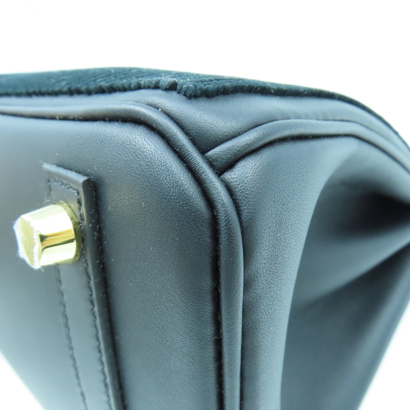 HERMES 【激減優惠】Swift皮革Birkin 25 Hand Bag金扣手挽袋黑色