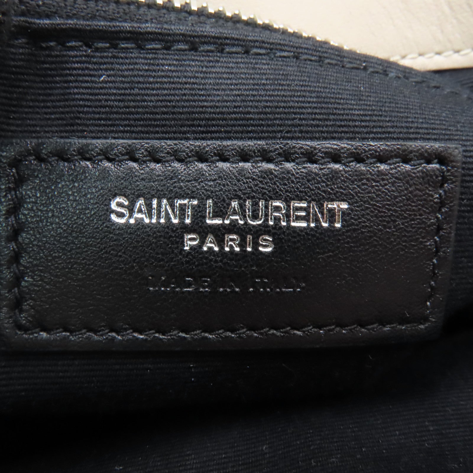 SAINT LAURENT 牛皮皮革Lou Lou銀扣手挽肩背兩用袋粉紅色