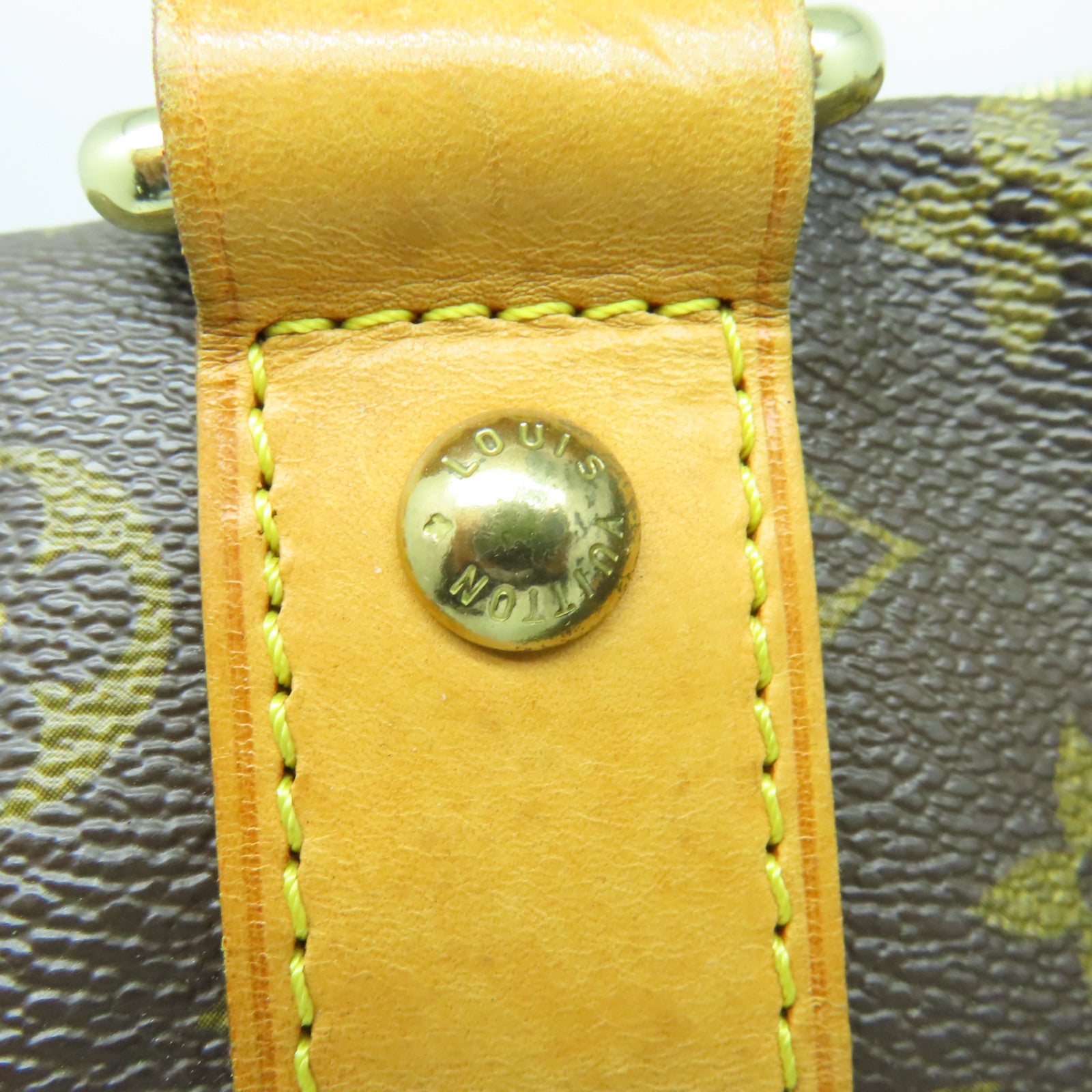 LOUIS VUITTON Monogram Carryall Tote Bag金扣手挽袋啡色