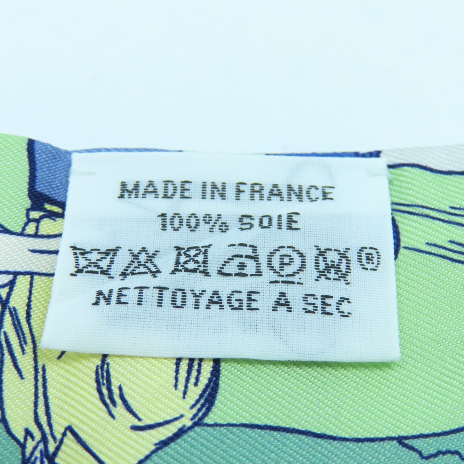 HERMES 【激減優惠】絲質Twilly絲巾藍色/綠色/多色