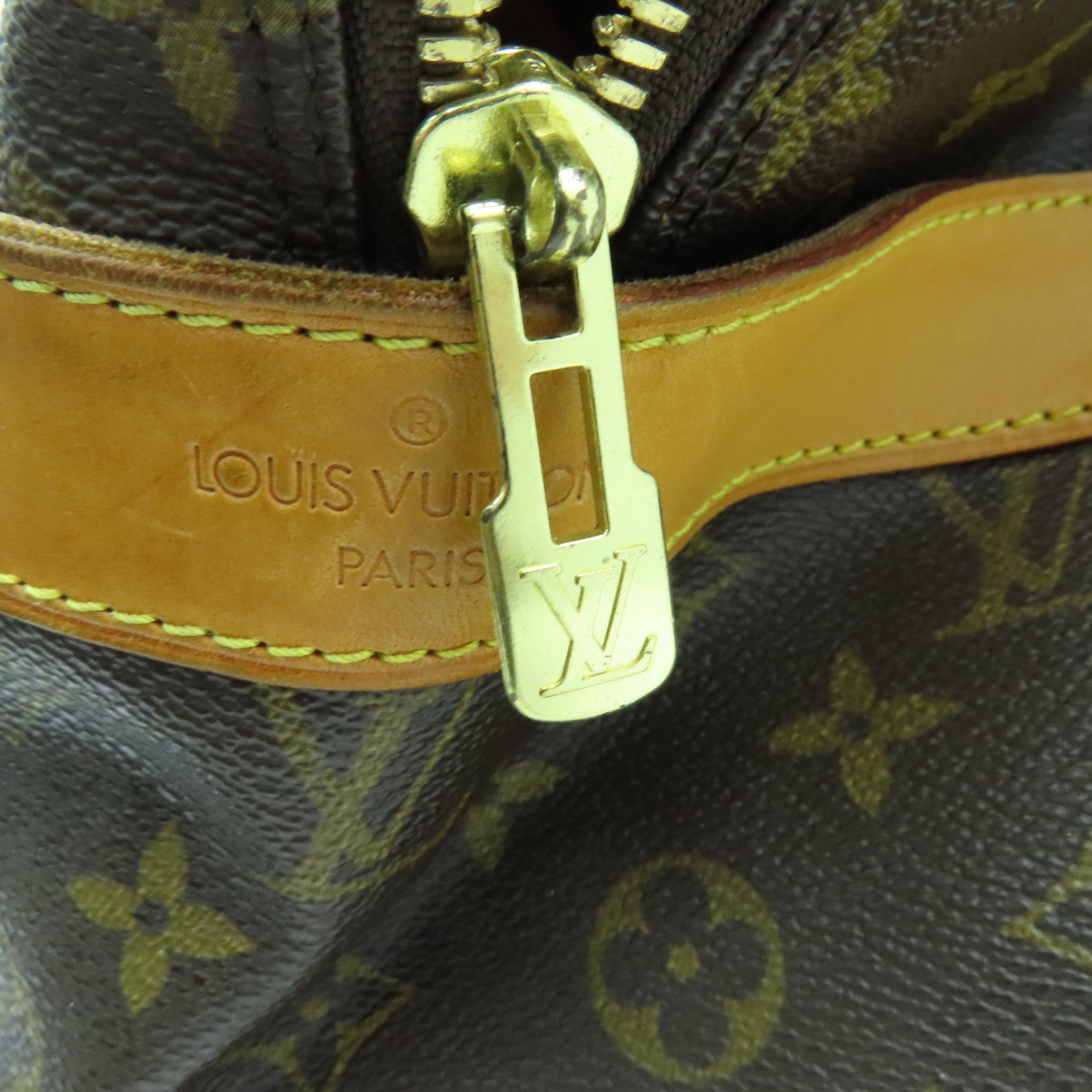 LOUIS VUITTON Monogram Carryall Tote Bag金扣手挽袋啡色