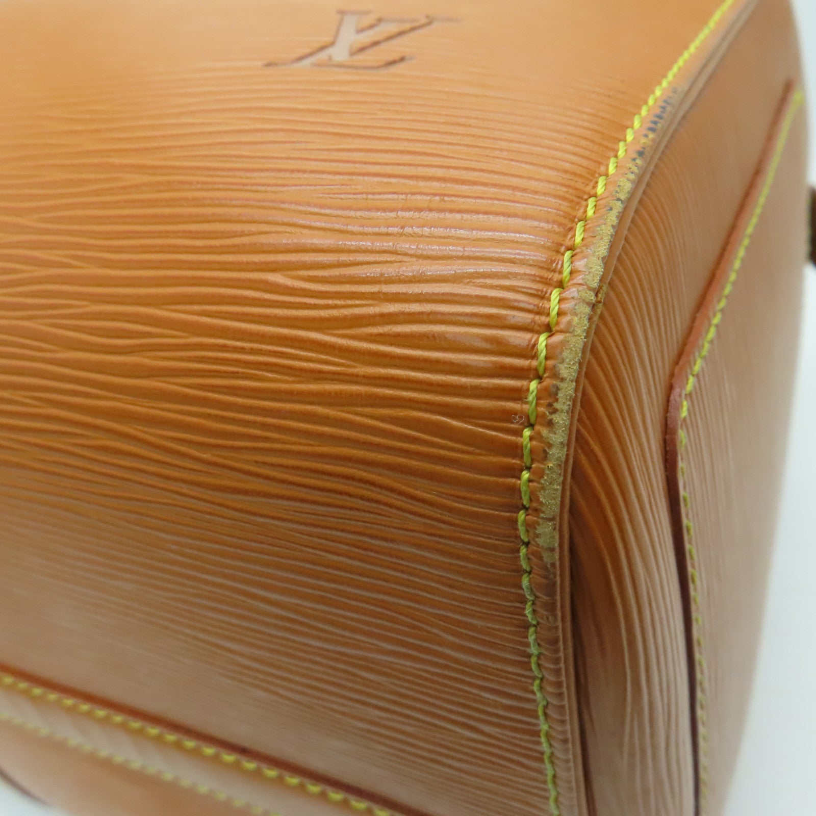 LOUIS VUITTON Epi Keepall 50 Boston Bag金扣波士頓包啡色