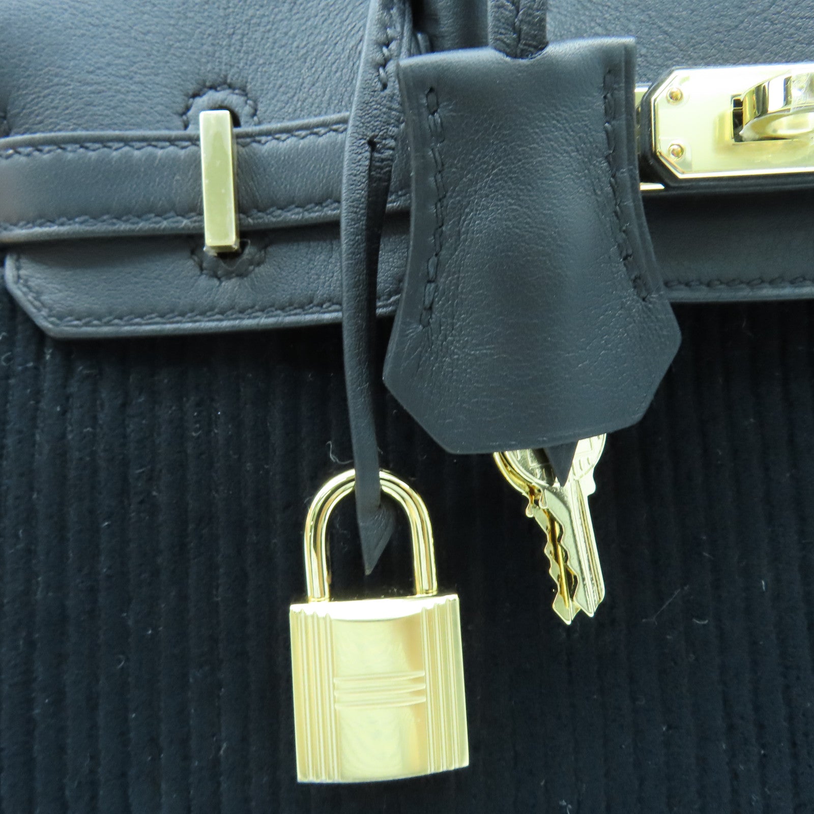 HERMES 【激減優惠】Swift皮革Birkin 25 Hand Bag金扣手挽袋黑色