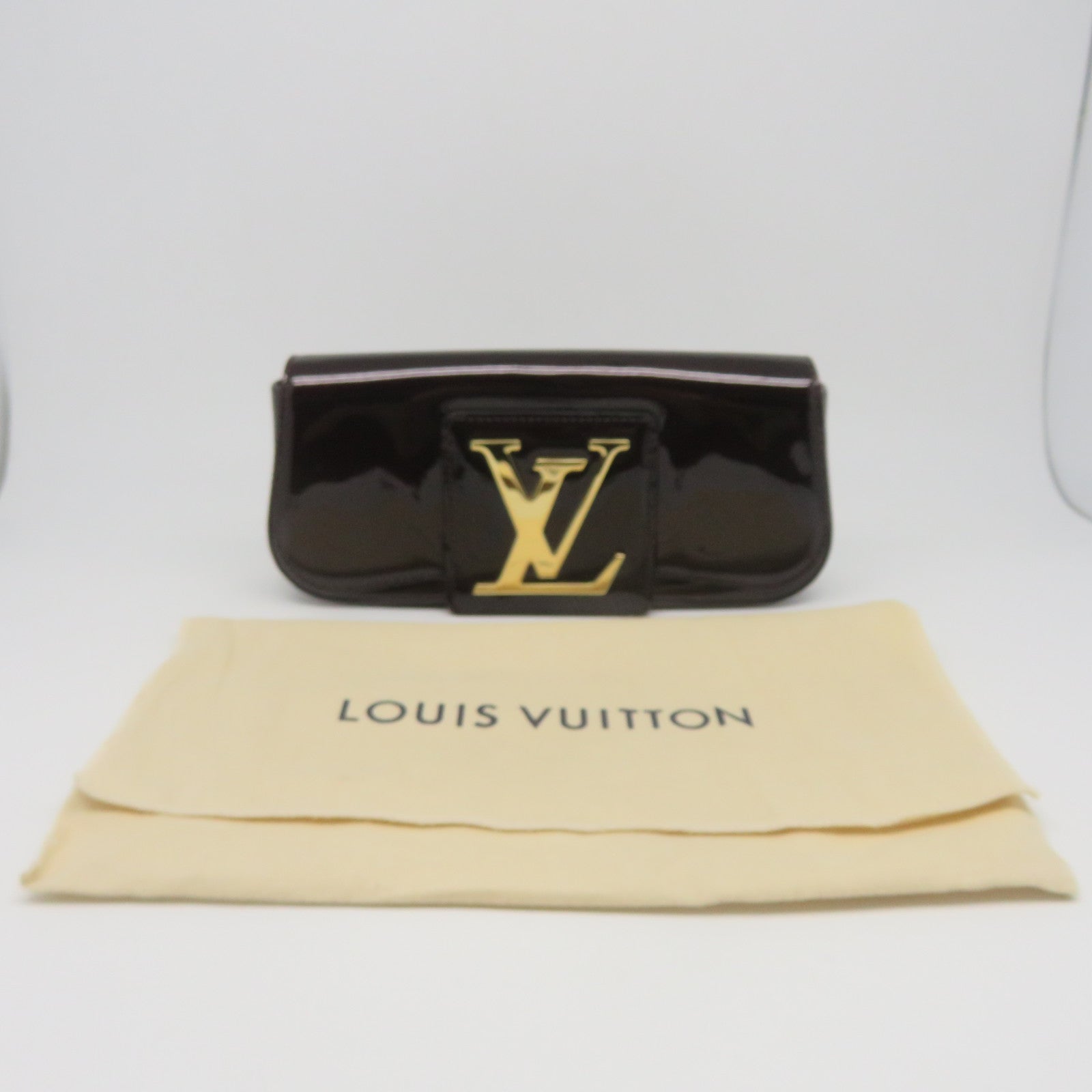 LOUIS VUITTON 【激減優惠】Vernis Pochette Sobe金扣手拿包紫色