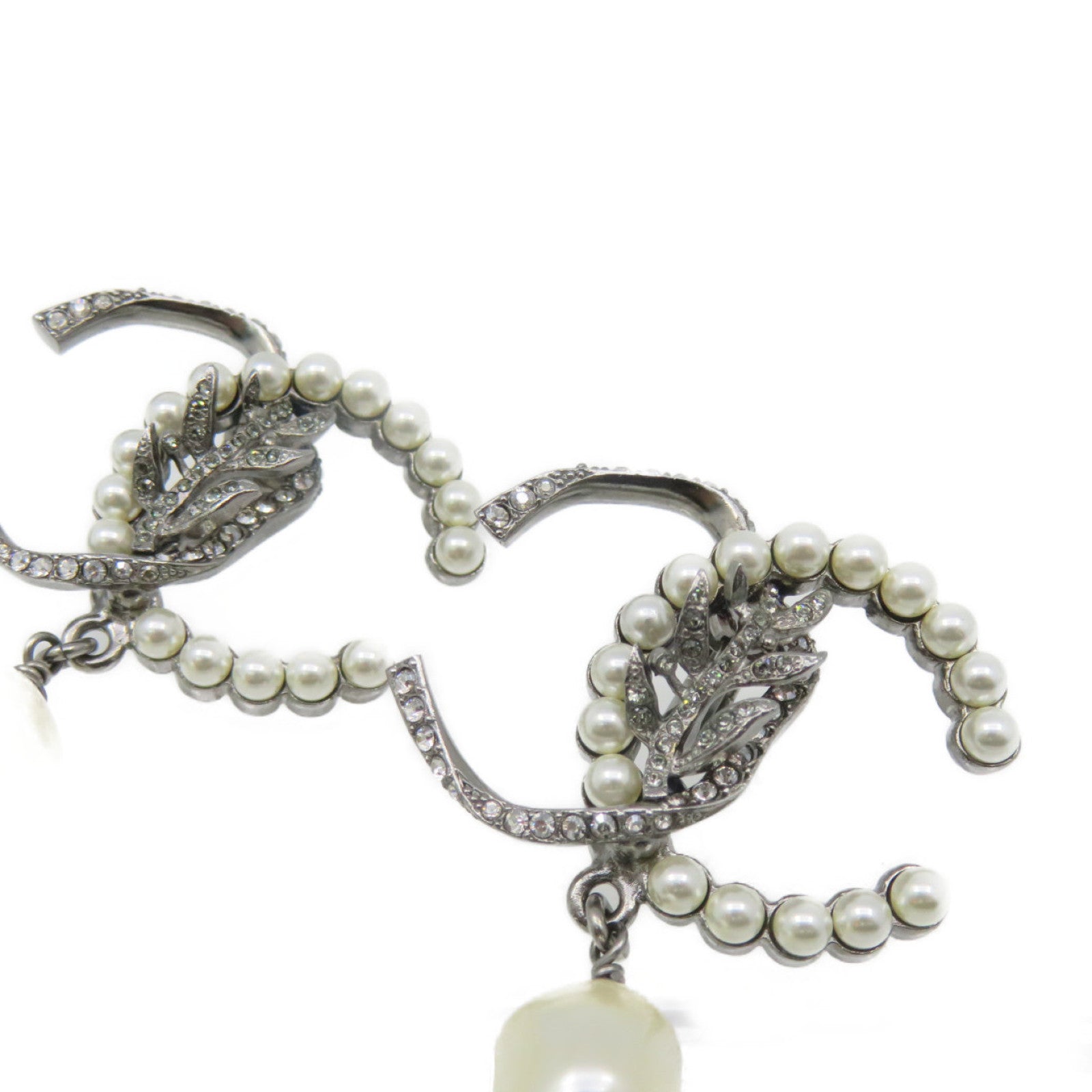 CHANEL 金屬/仿珍珠Earrings耳環