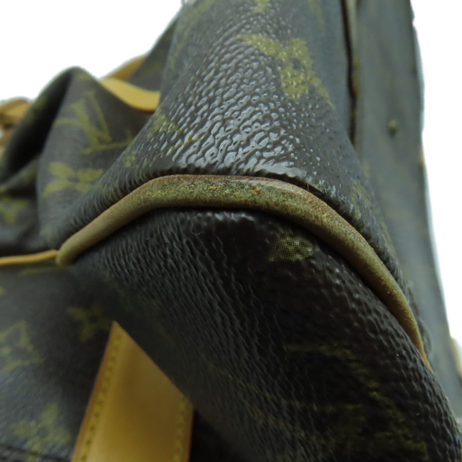 LOUIS VUITTON Monogram Carryall Tote Bag金扣手挽袋啡色