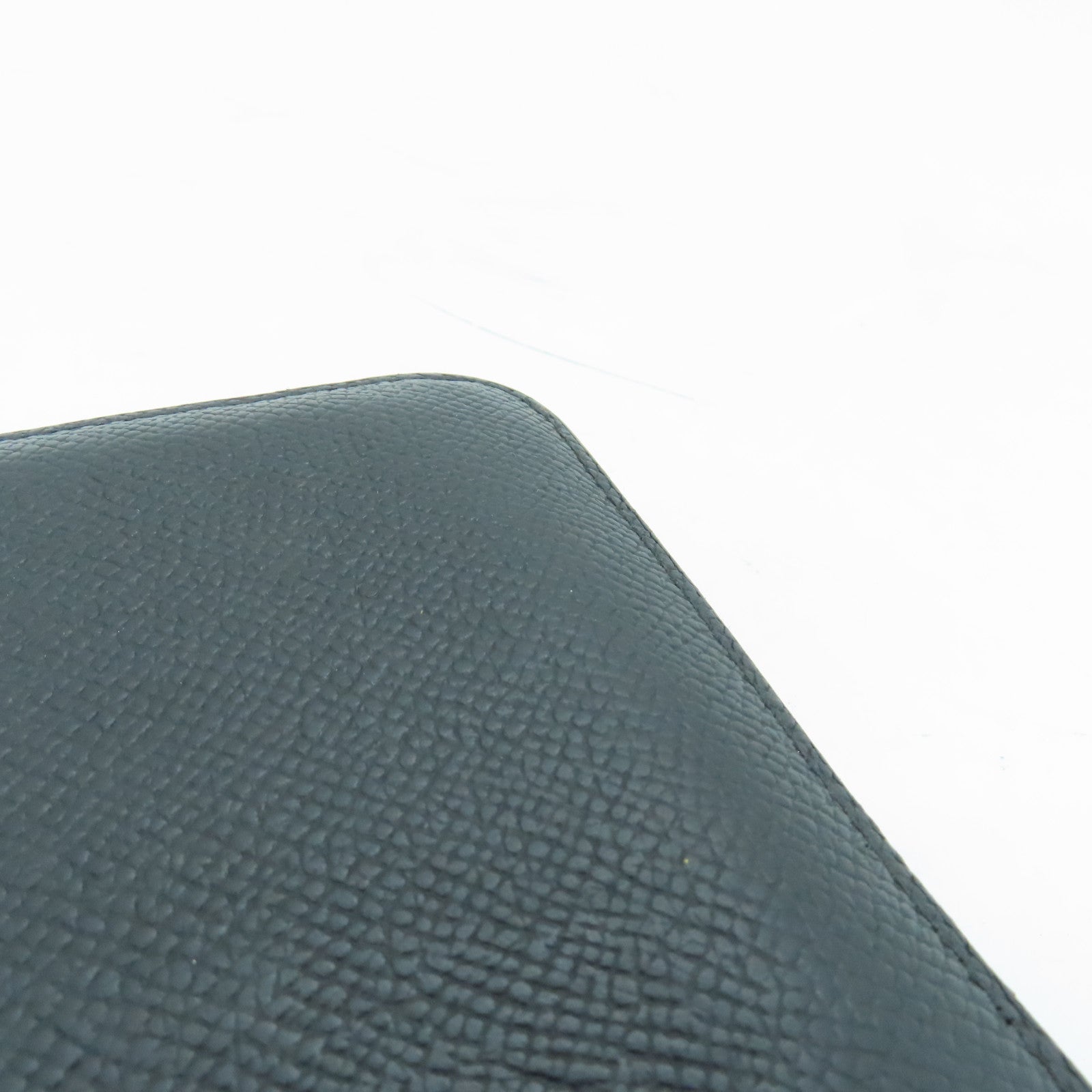 HERMES Epsom皮革Silkin Wallet銀扣錢包Noir/黑色