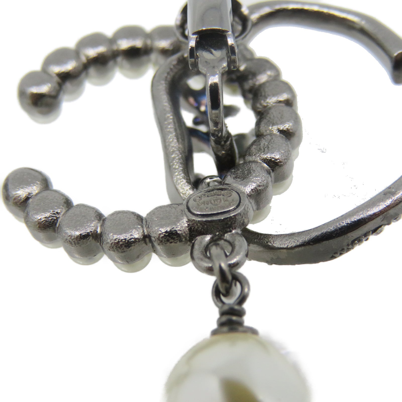 CHANEL 金屬/仿珍珠Earrings耳環