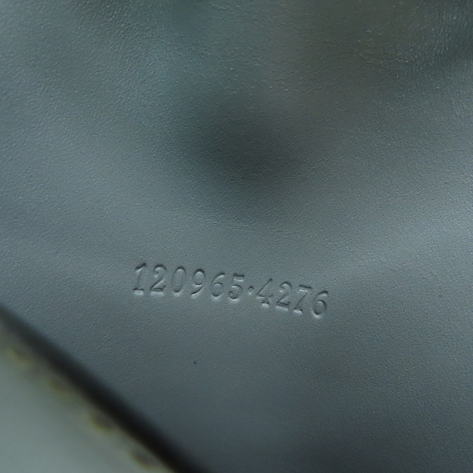 GUCCI 牛皮皮革Card Case金扣卡片套灰色