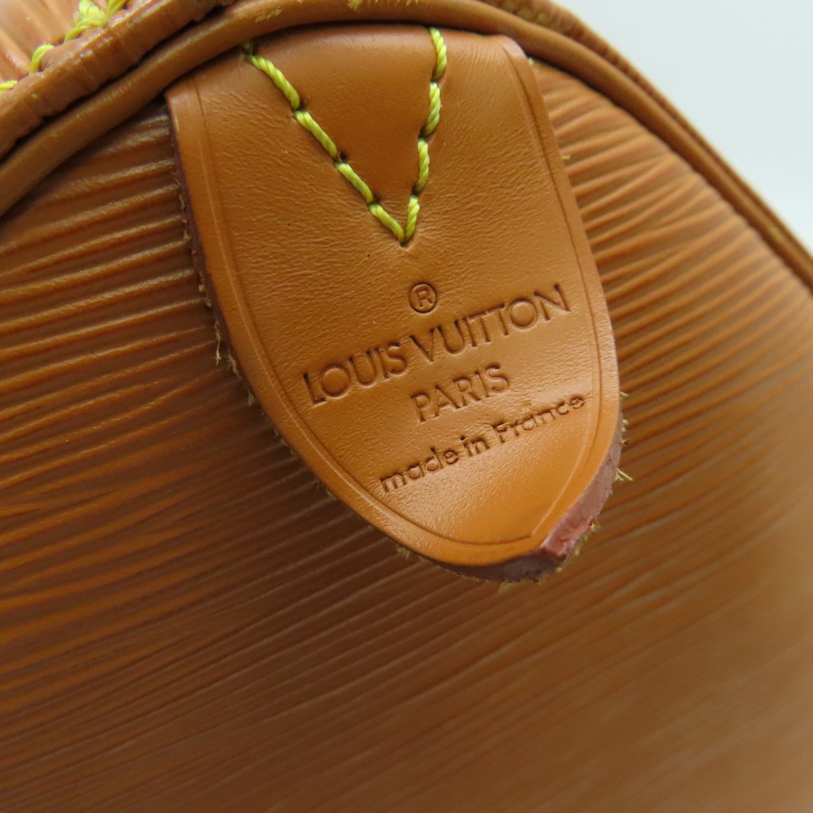 LOUIS VUITTON Epi Keepall 50 Boston Bag金扣波士頓包啡色