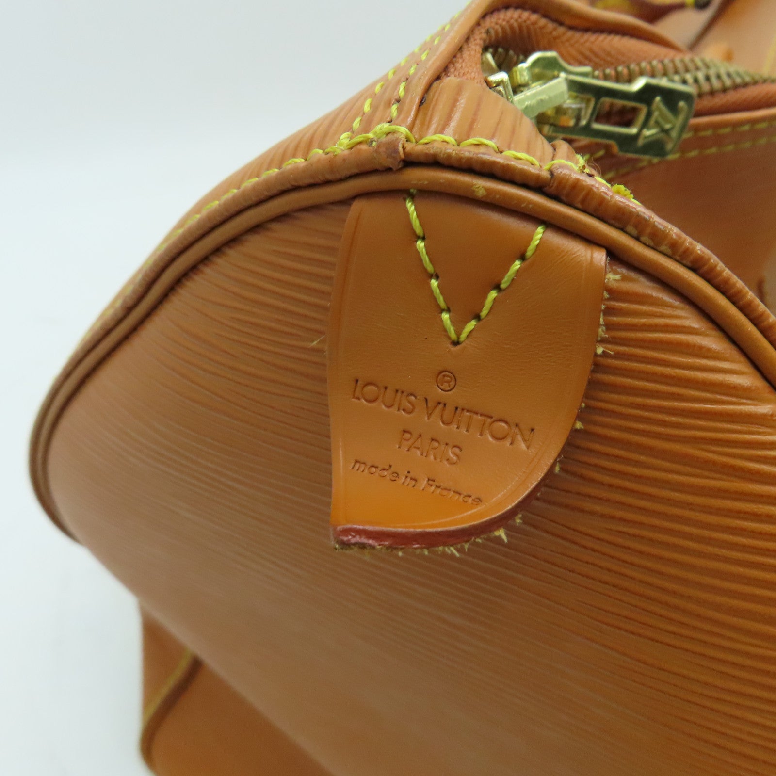 LOUIS VUITTON Epi Keepall 50 Boston Bag金扣波士頓包啡色