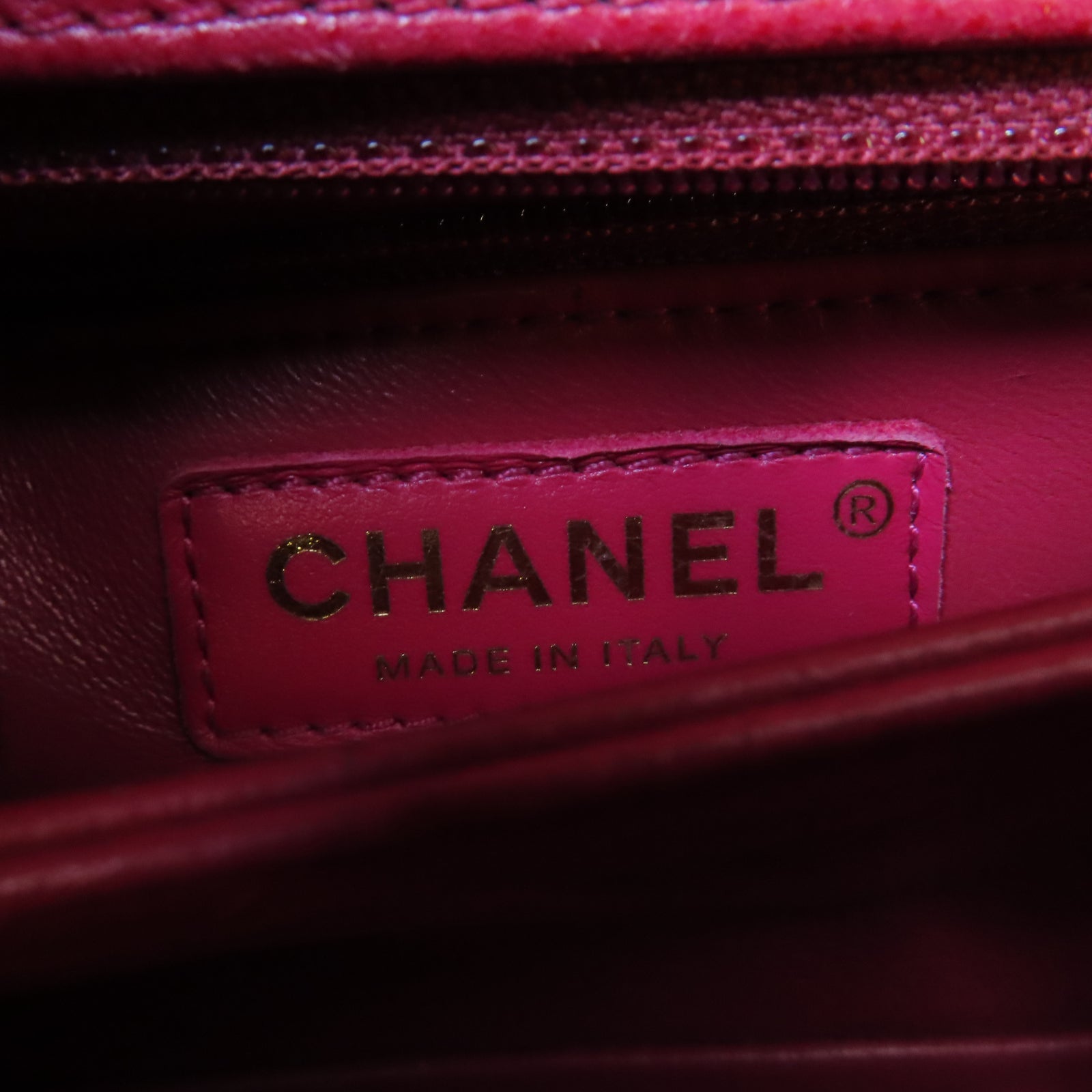 CHANEL 菱格Caviar皮革Small CoCo Handle金扣鏈帶手挽肩背兩用袋紅色