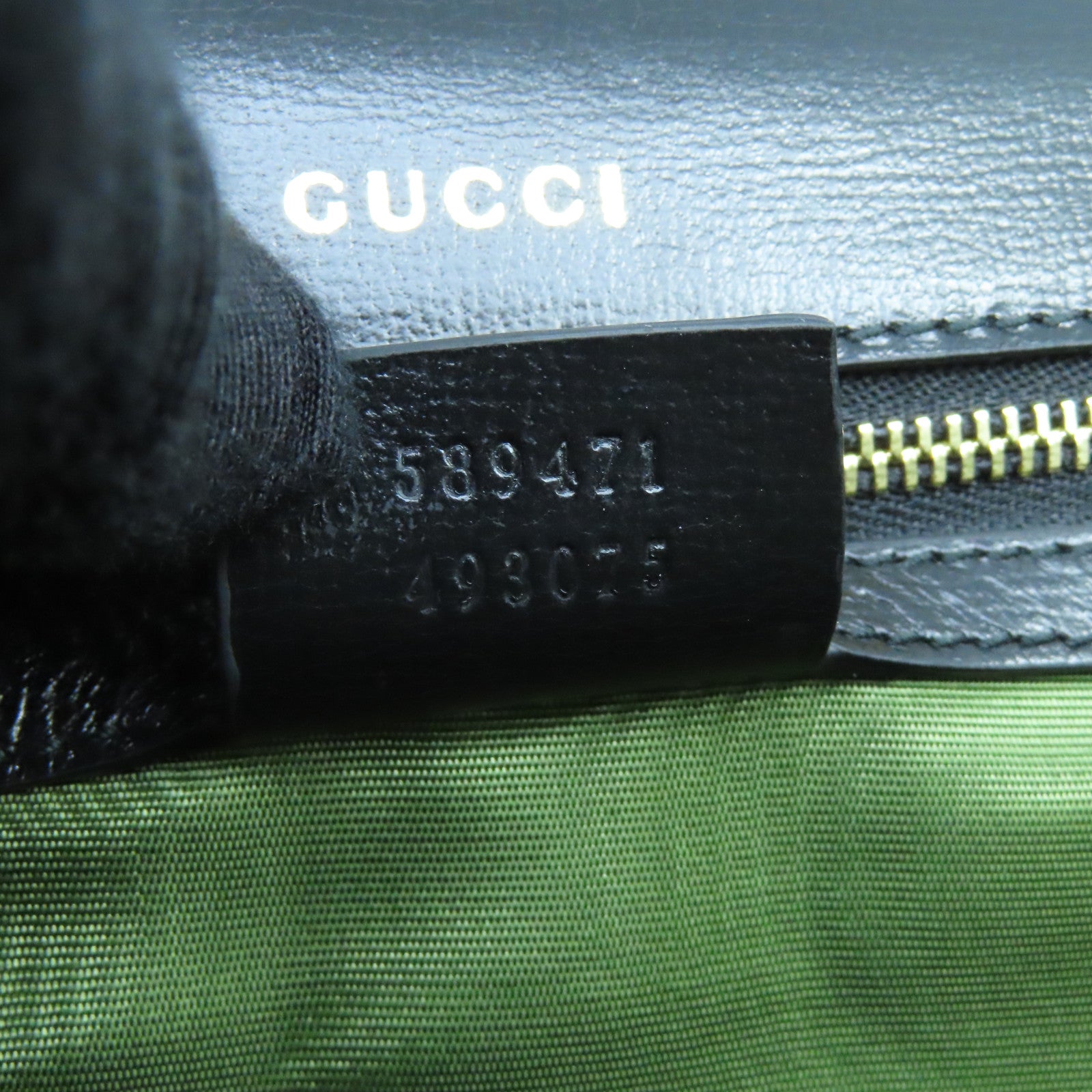 GUCCI 牛皮皮革Shoulder Bag金扣肩背袋黑色