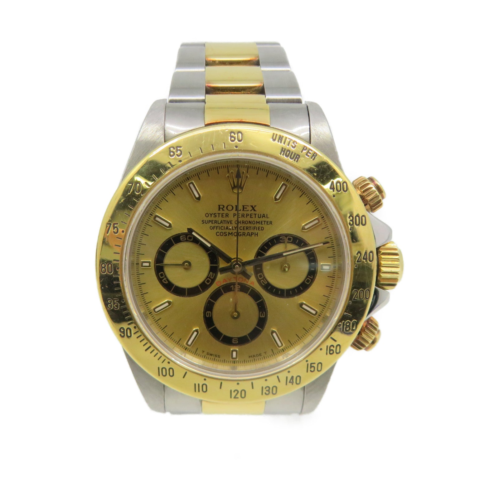 ROLEX 【激减优惠】Daytona 18K黄金/不锈钢Watch自动机芯手表金色