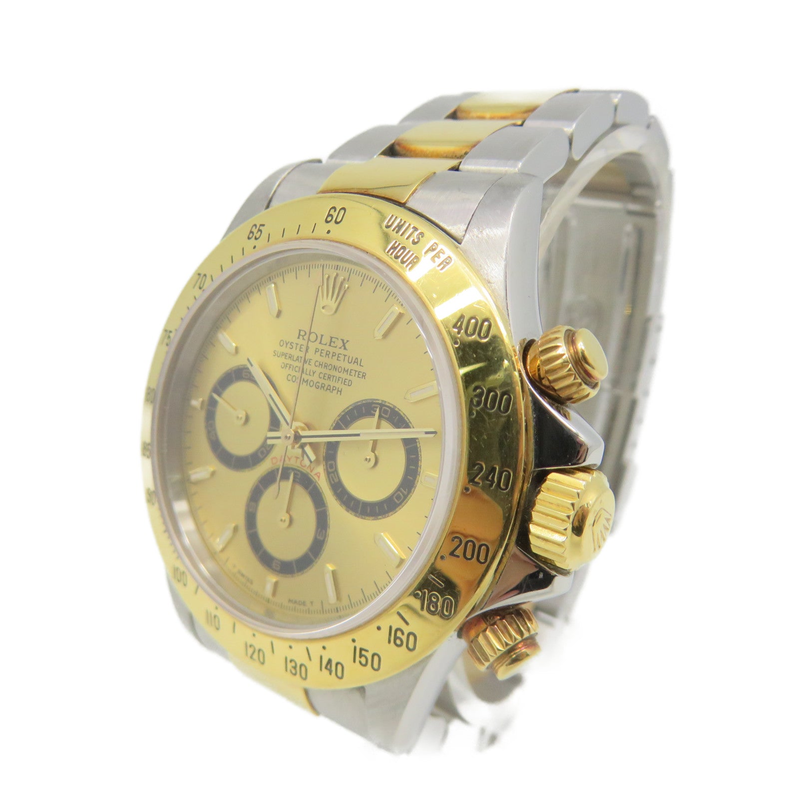 ROLEX 【激减优惠】Daytona 18K黄金/不锈钢Watch自动机芯手表金色