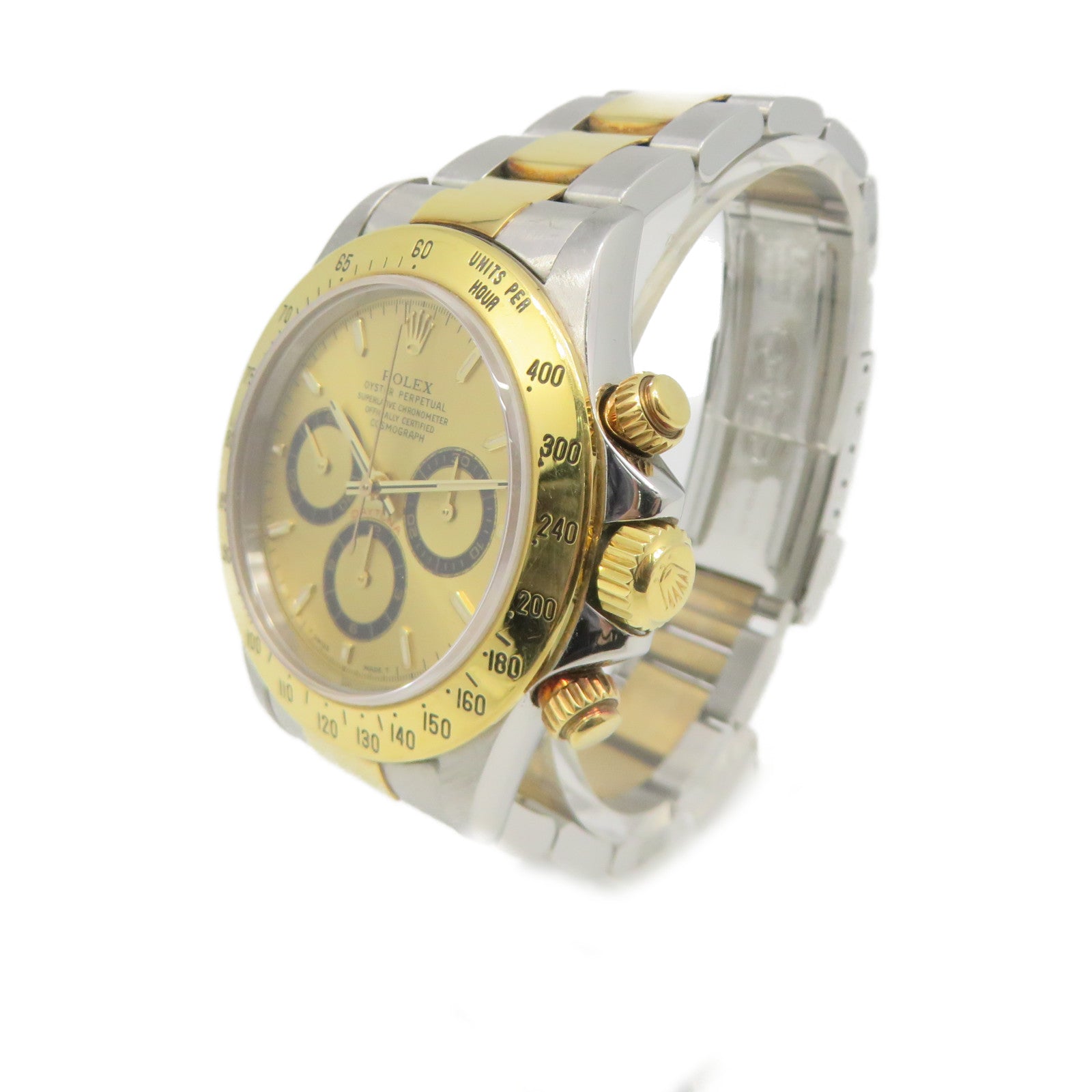 ROLEX 【激减优惠】Daytona 18K黄金/不锈钢Watch自动机芯手表金色