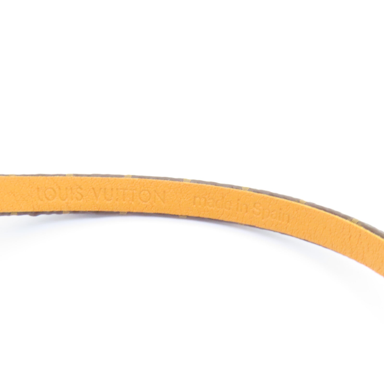 LOUIS VUITTON Monogram/金屬Bracelet手鏈棕色/金色